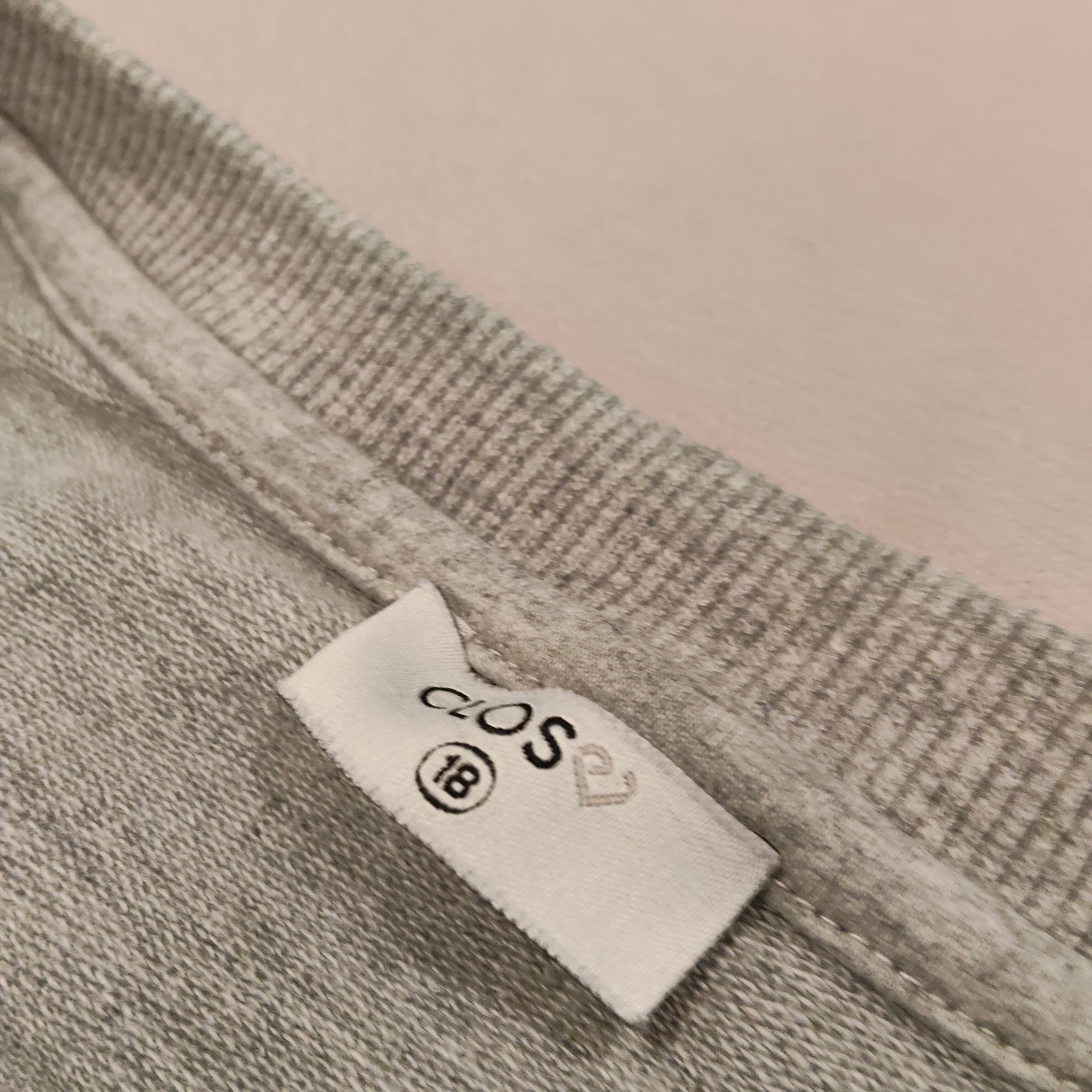 CLOSE TO THE HEART Breastfeeding jumper size 18 Womens grey