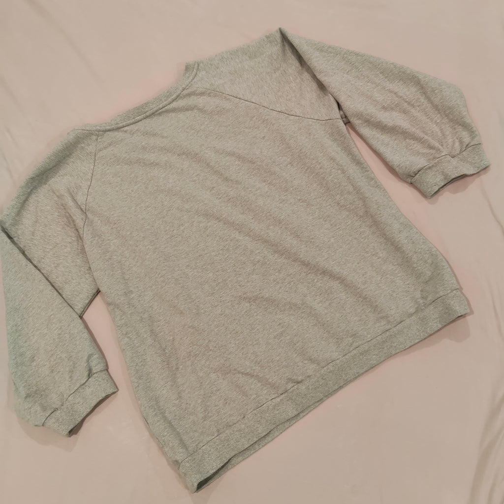 CLOSE TO THE HEART Breastfeeding jumper size 18 Womens grey