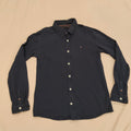 TOMMY HILFIGER polo top size S Mens long sleeve navy