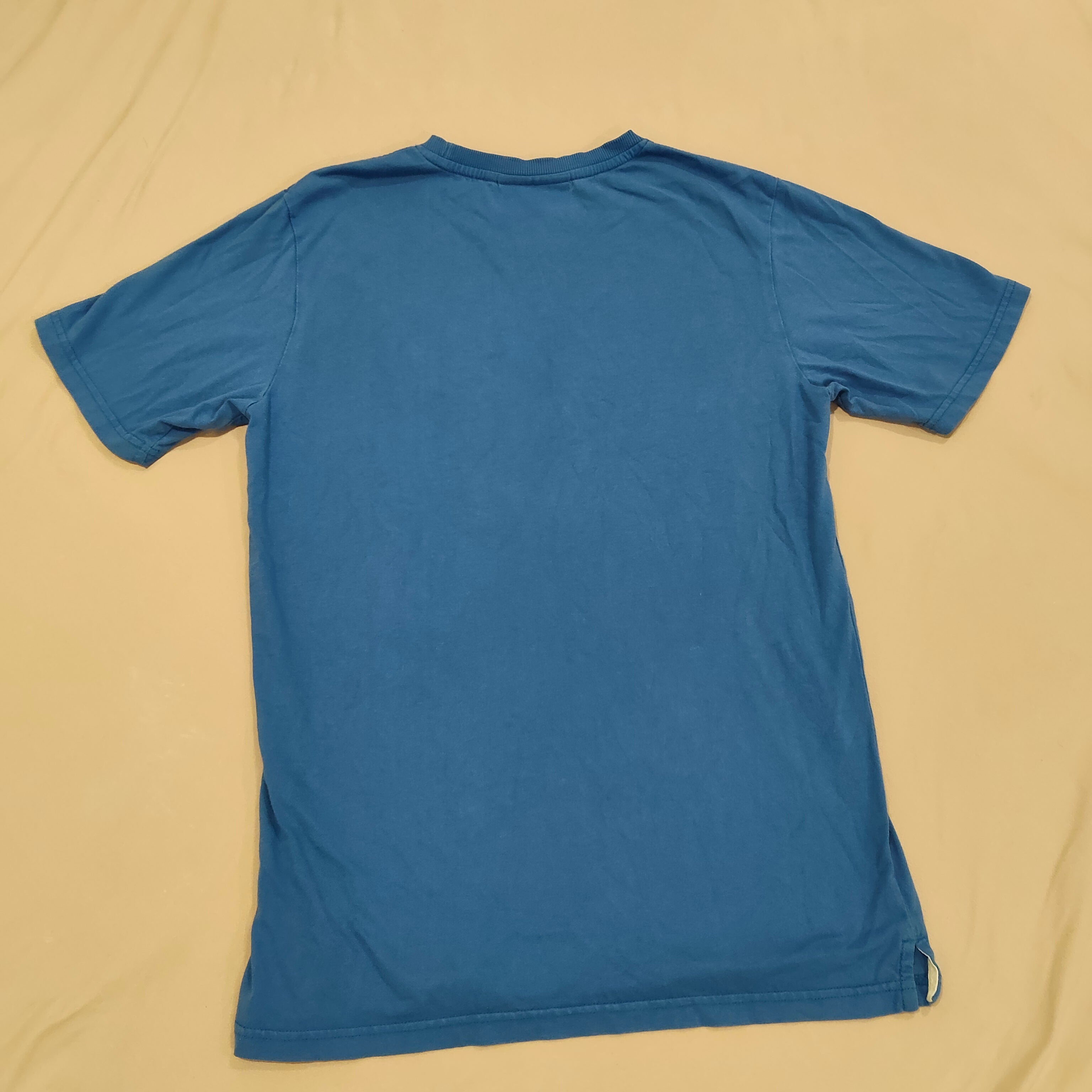 I LOVE UGLY tee size S Mens Blue short sleeve