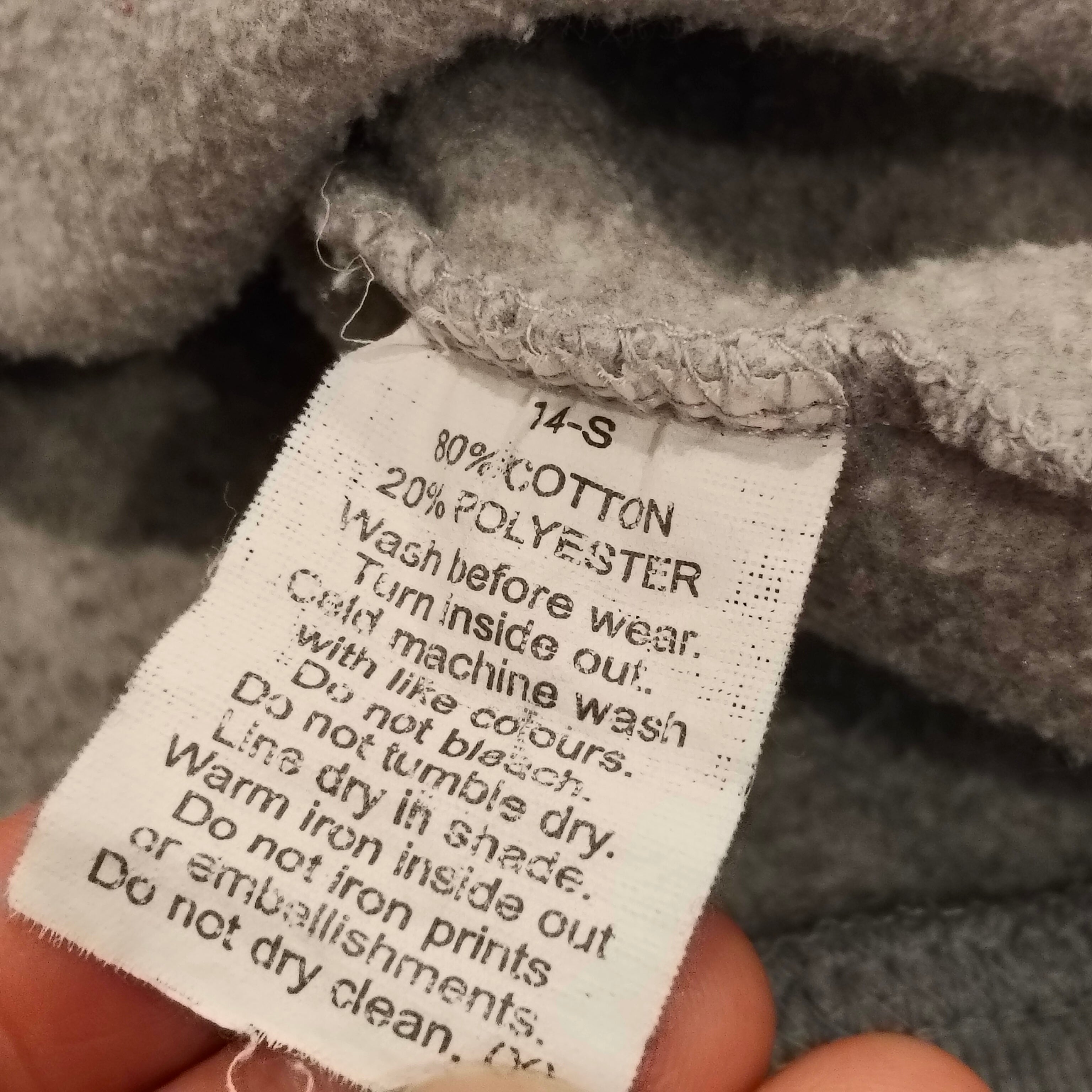 CONVERSE ALL STAR hoodie size 14 boys