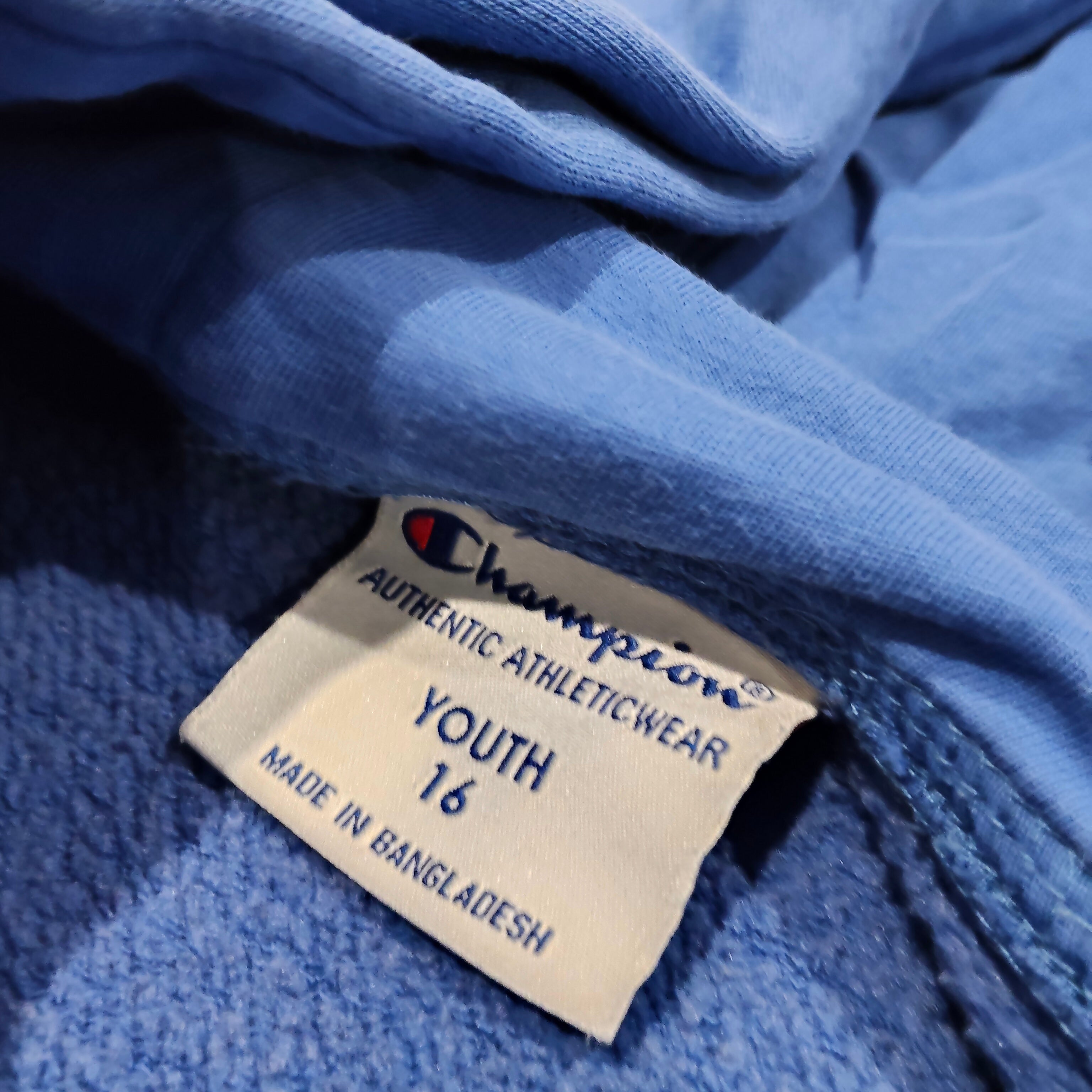CHAMPION hoodie size 16y boys blue