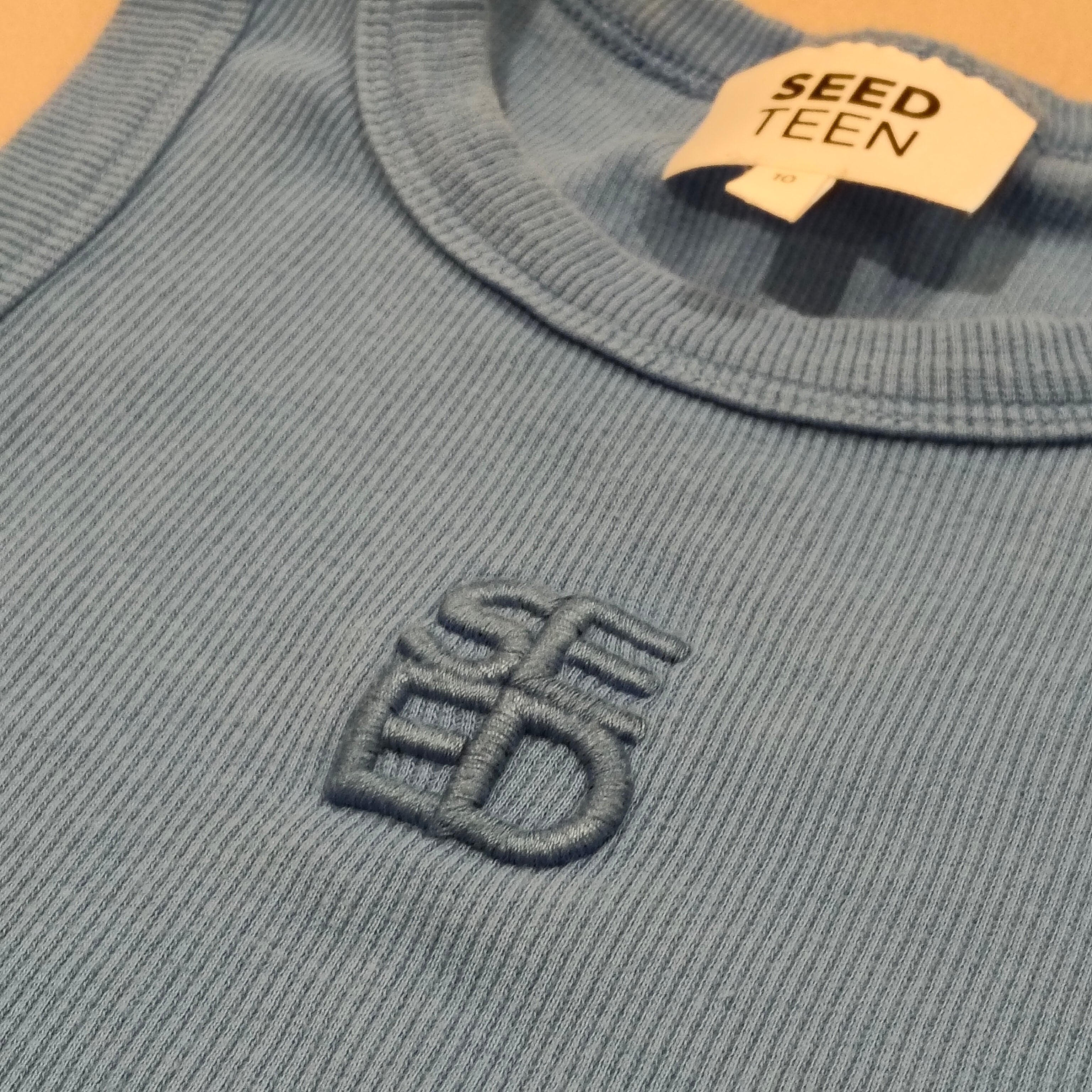 SEED TEEN tank top size 10 girls blue