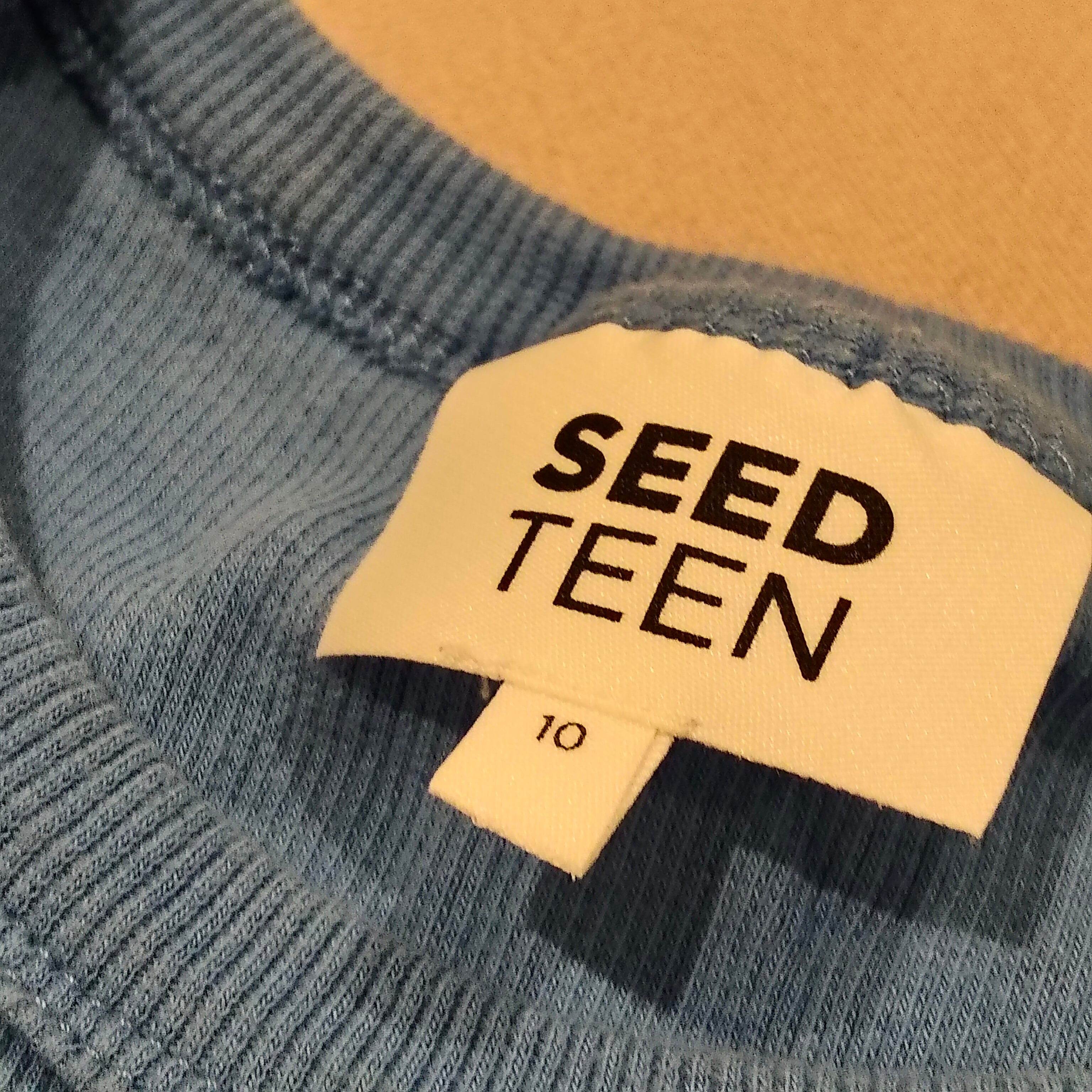 SEED TEEN tank top size 10 girls blue