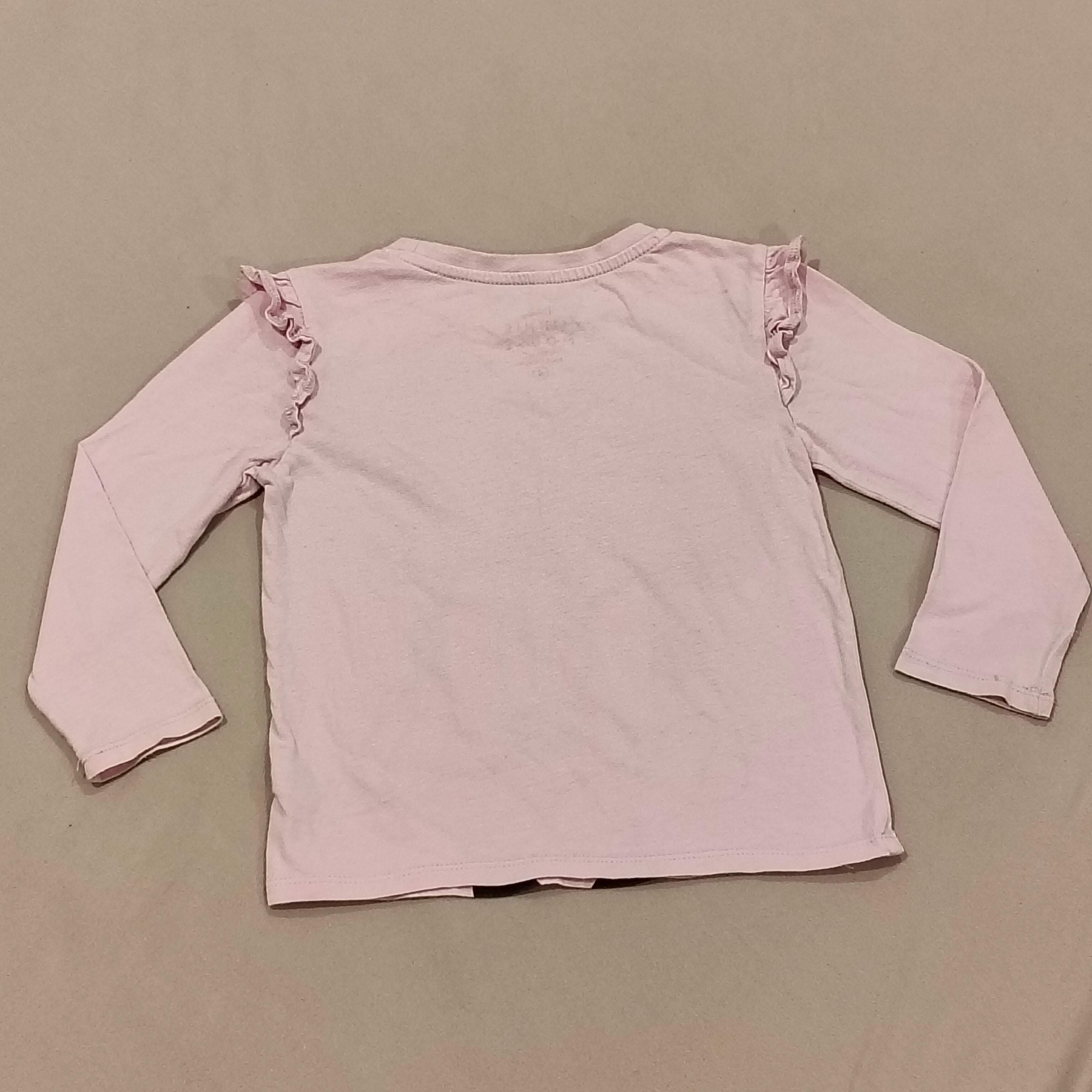 MINNIE MOUSE top size 4 girls pink long sleeve