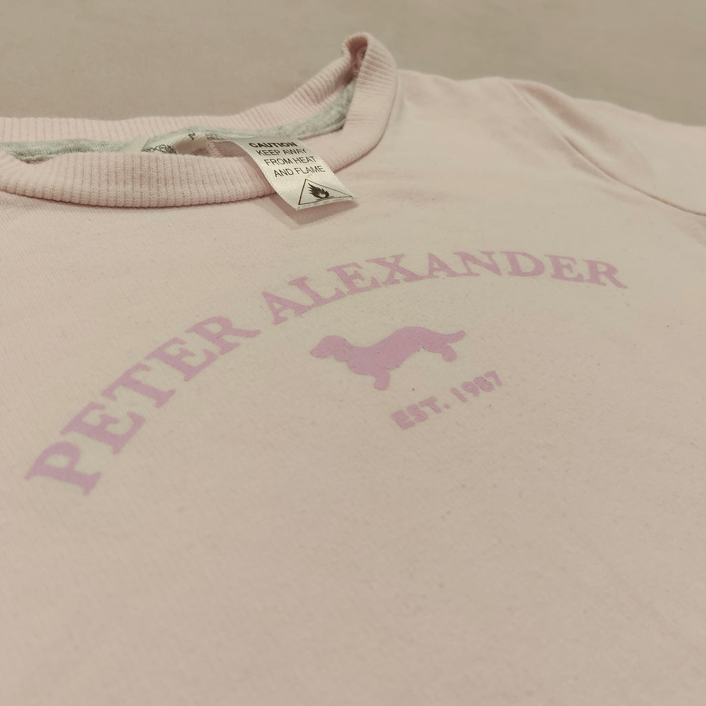 PETER ALEXANDER top size 2 girls long sleeve light pink