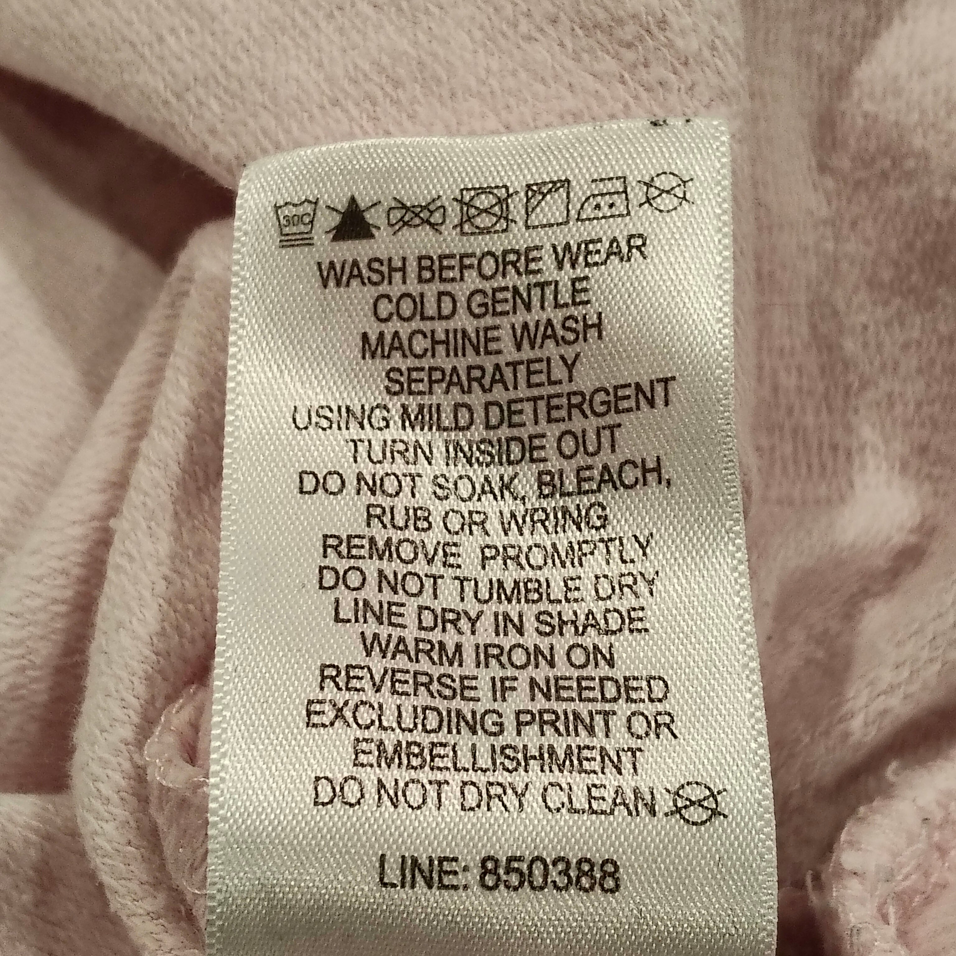 PETER ALEXANDER top size 2 girls long sleeve light pink