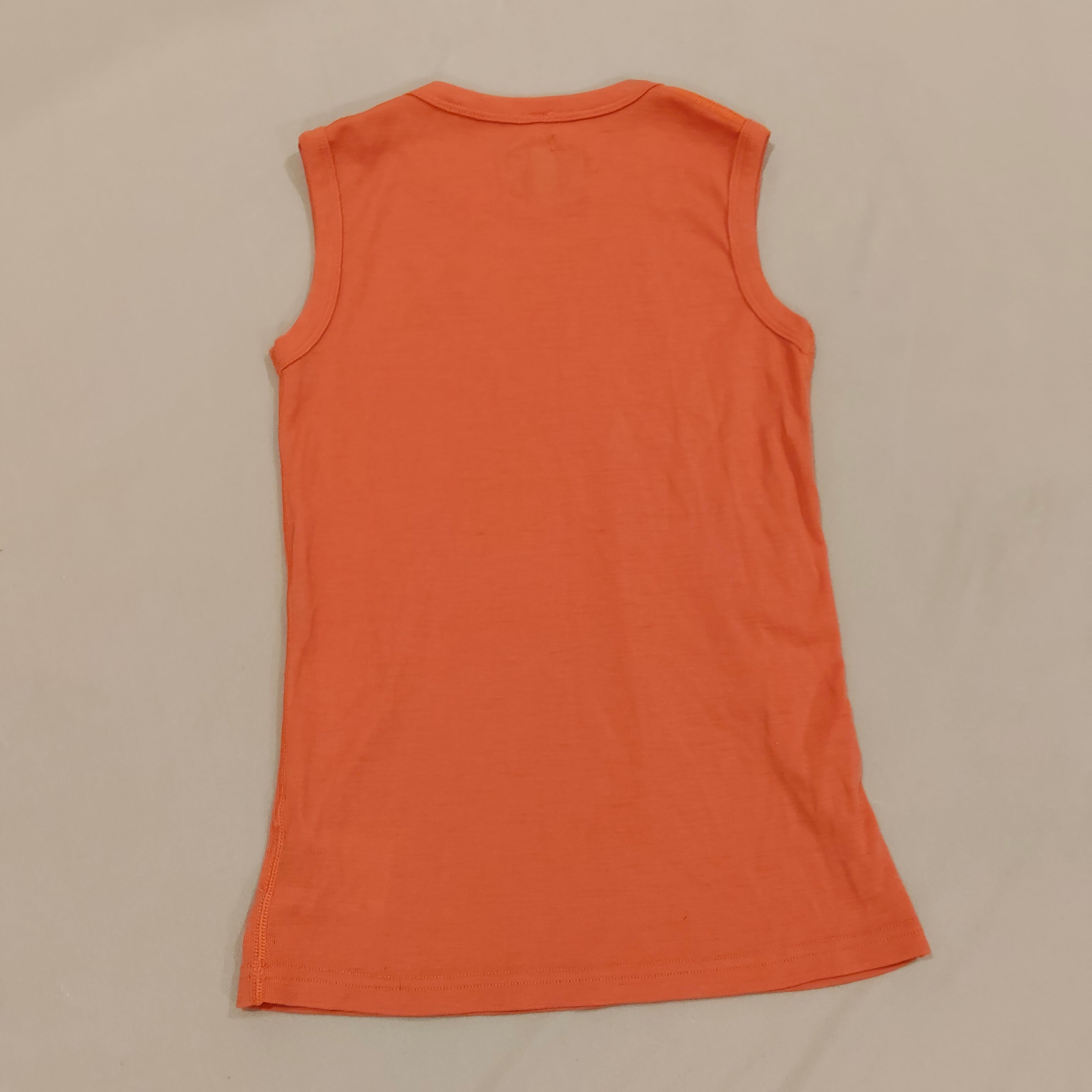 MACPAC Merino tank top size 10 unisex kids orange