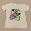 SEED top size 9 girls short sleeve light pink