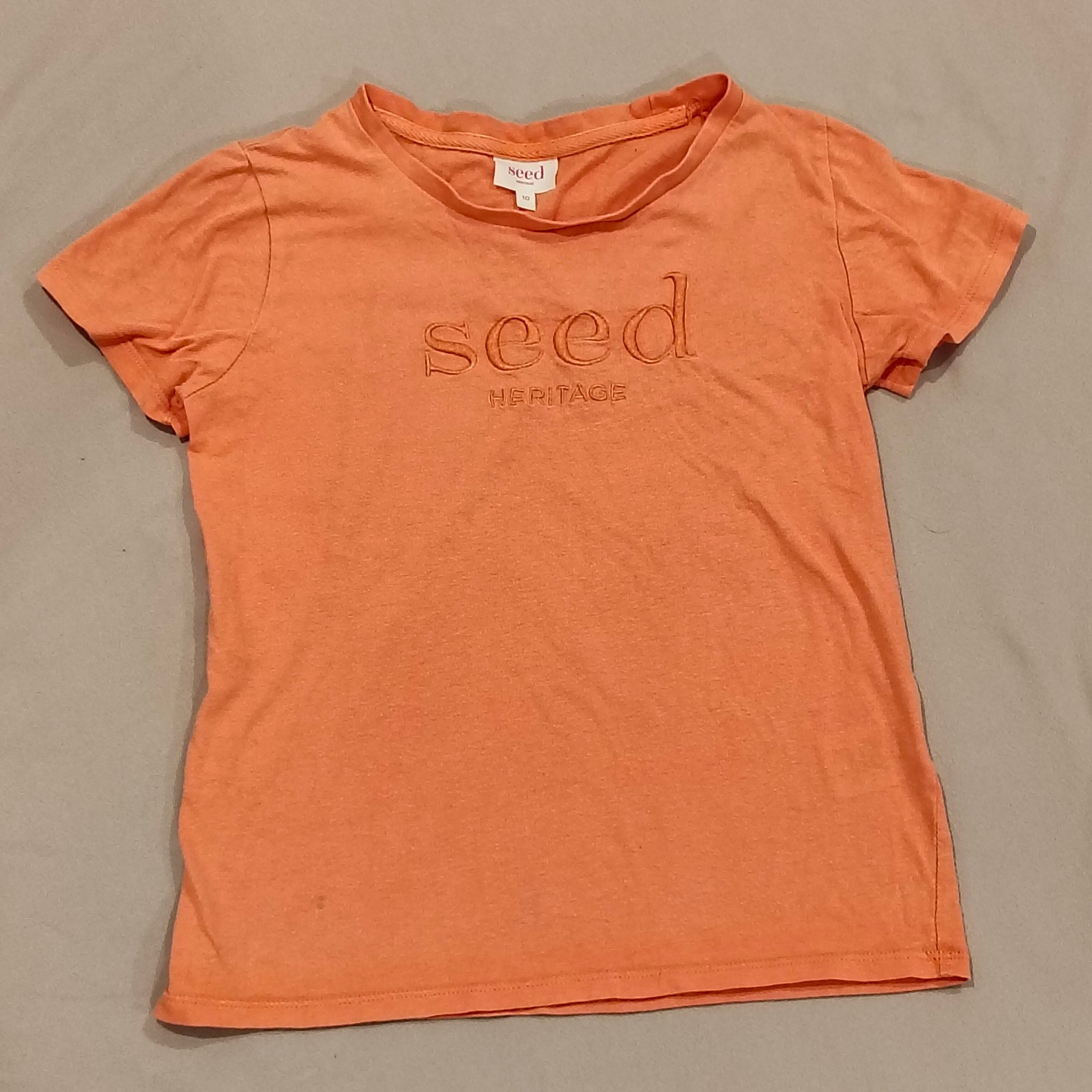 SEED top size 10 girls short sleeve