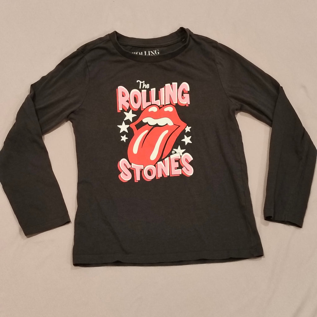 ROLLING STONES top size 8 girls long sleeve