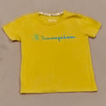 CHAMPION tee size 8 girls yellow short sleeve