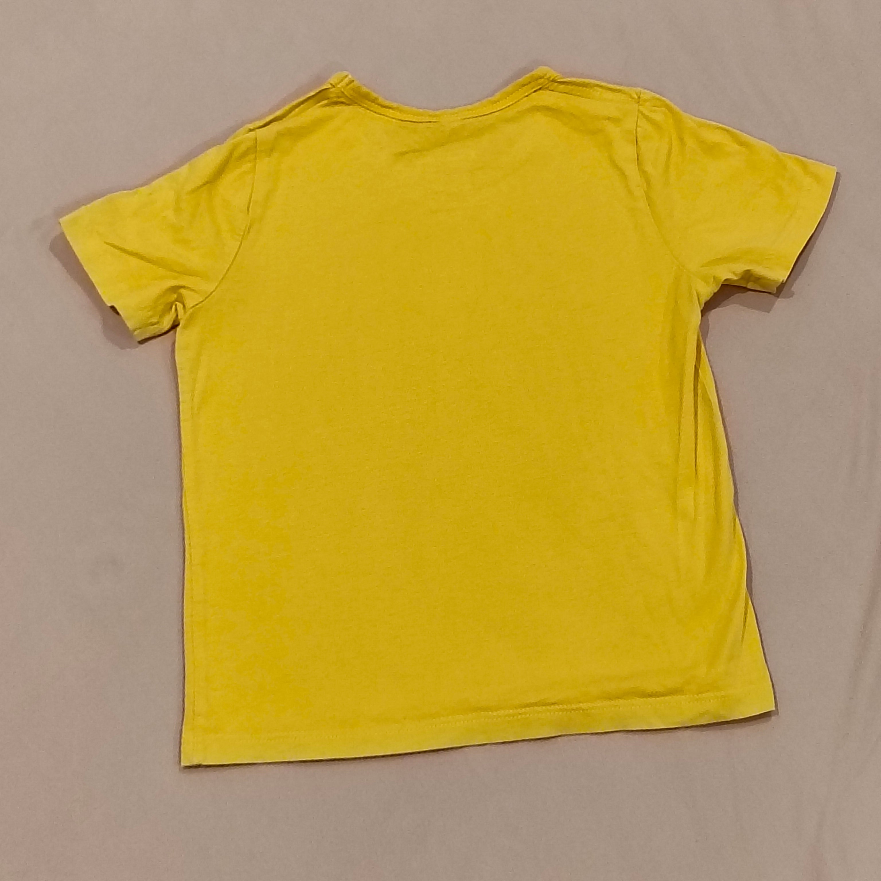 CHAMPION tee size 8 girls yellow short sleeve