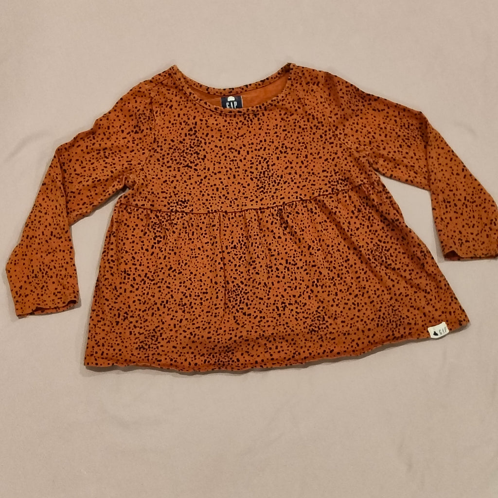 GAP top size 4 girls baby doll long sleeve