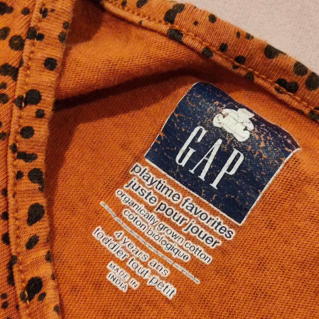 GAP top size 4 girls baby doll long sleeve