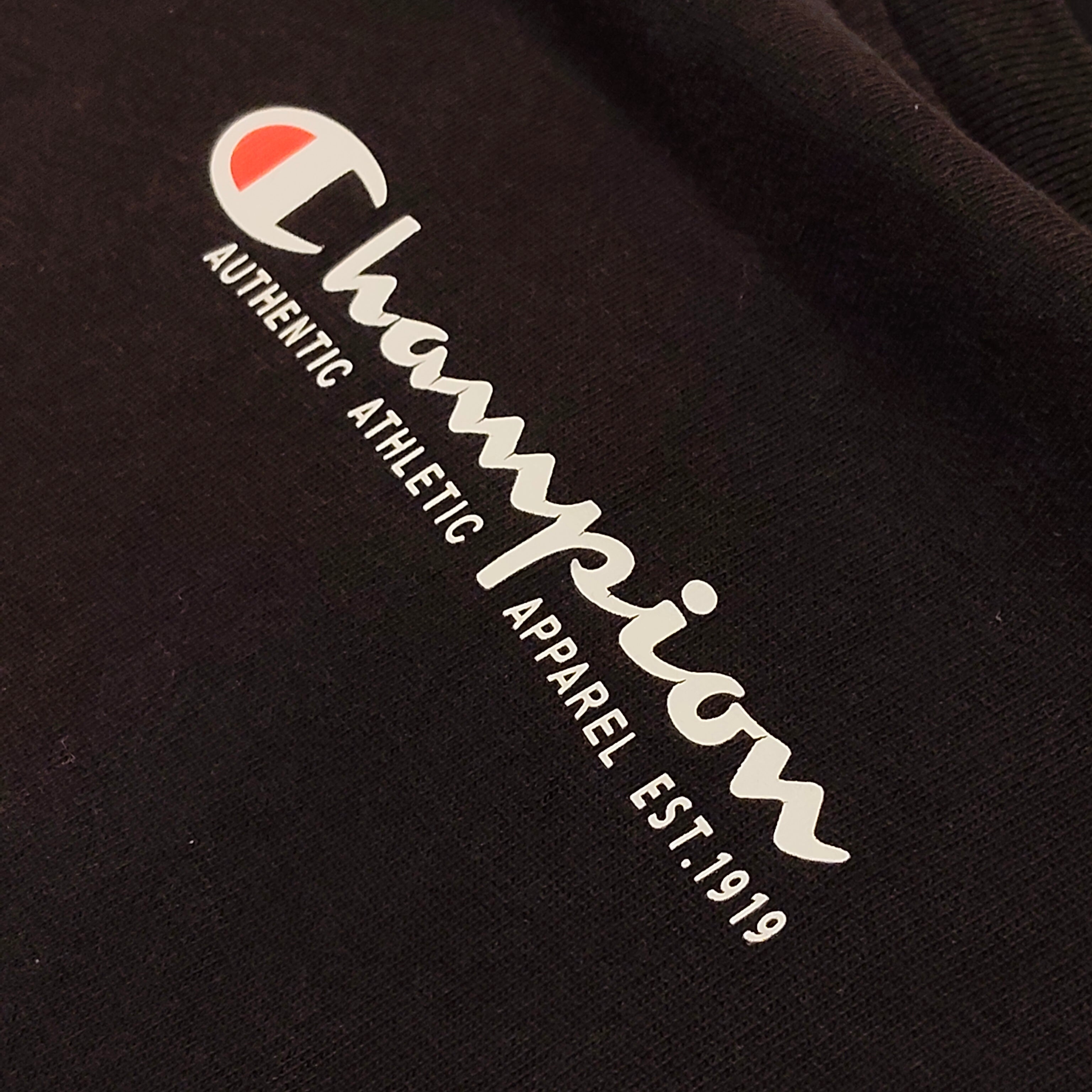 CHAMPION tee size 12 girls black short sleeve