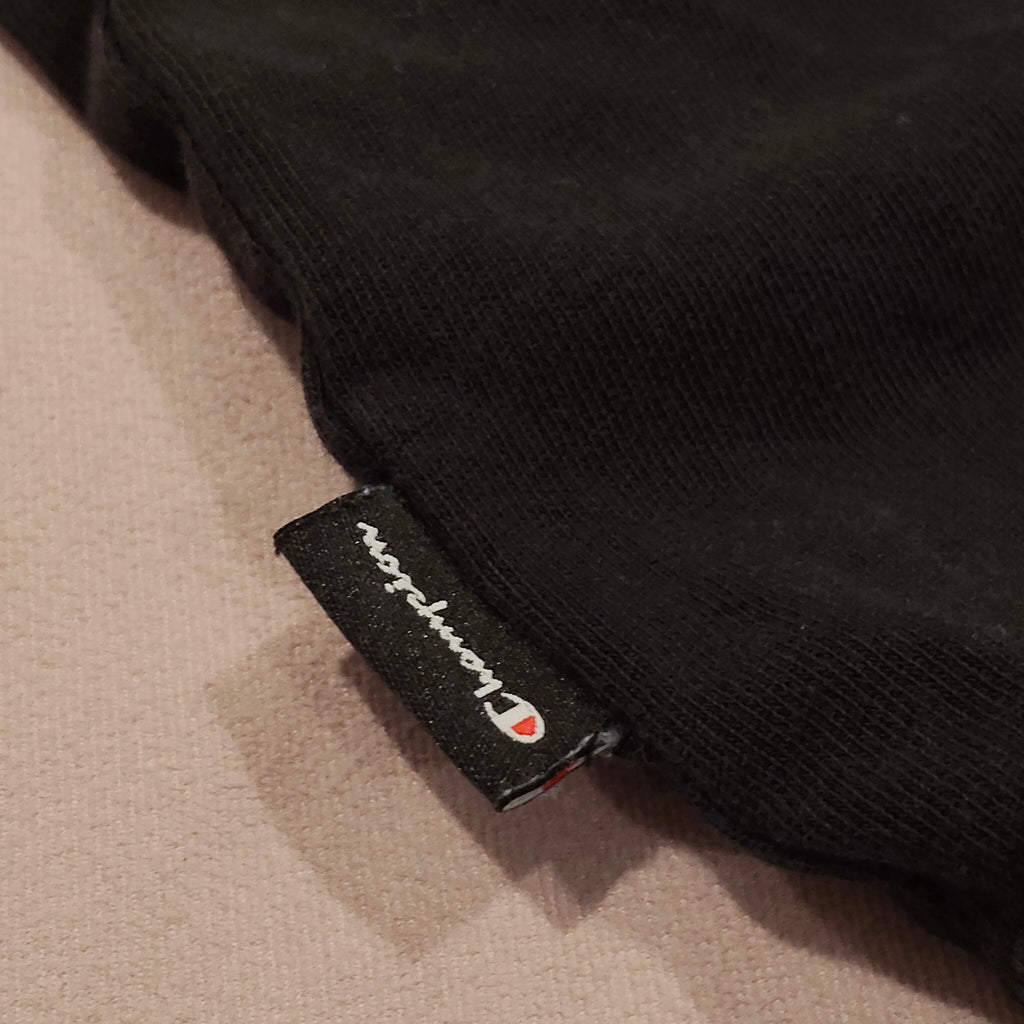 CHAMPION tee size 12 girls black short sleeve