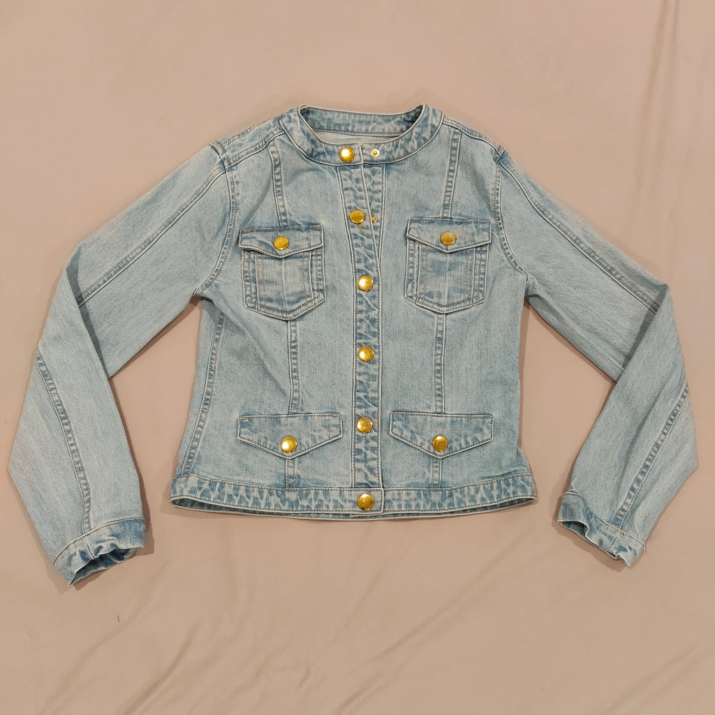 SEED denim jacket size 14-16y girls (or size 6 women)