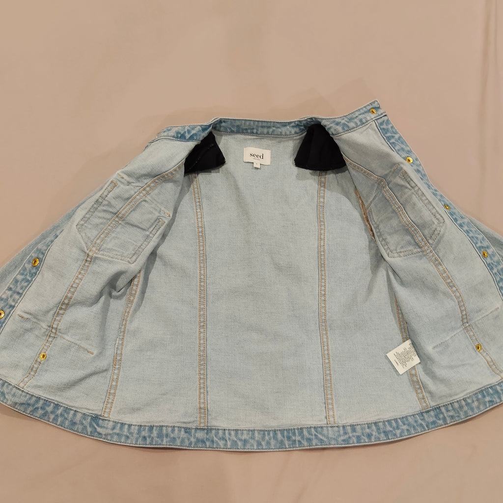 SEED denim jacket size 14-16y girls (or size 6 women)