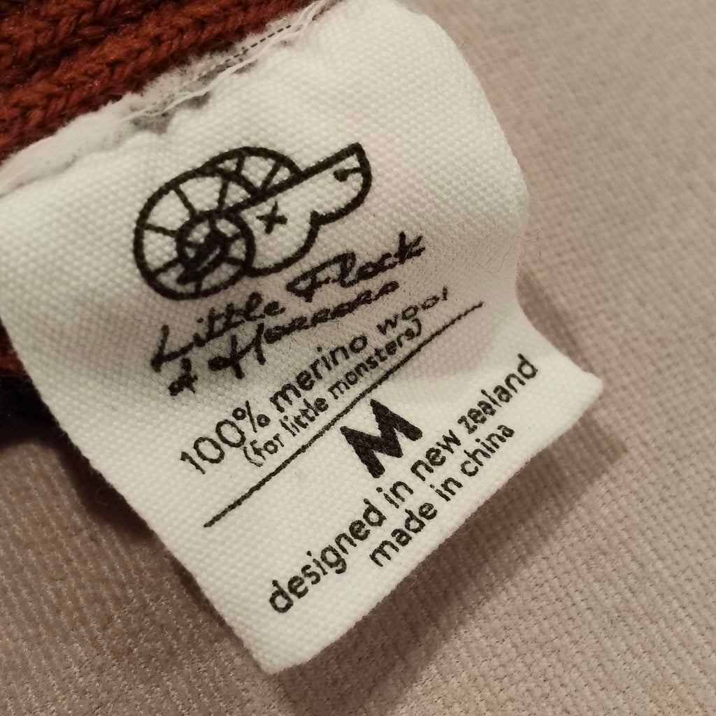 Little Flocks or Horrors Merino gloves fingerless size M unisex kids (4y+)