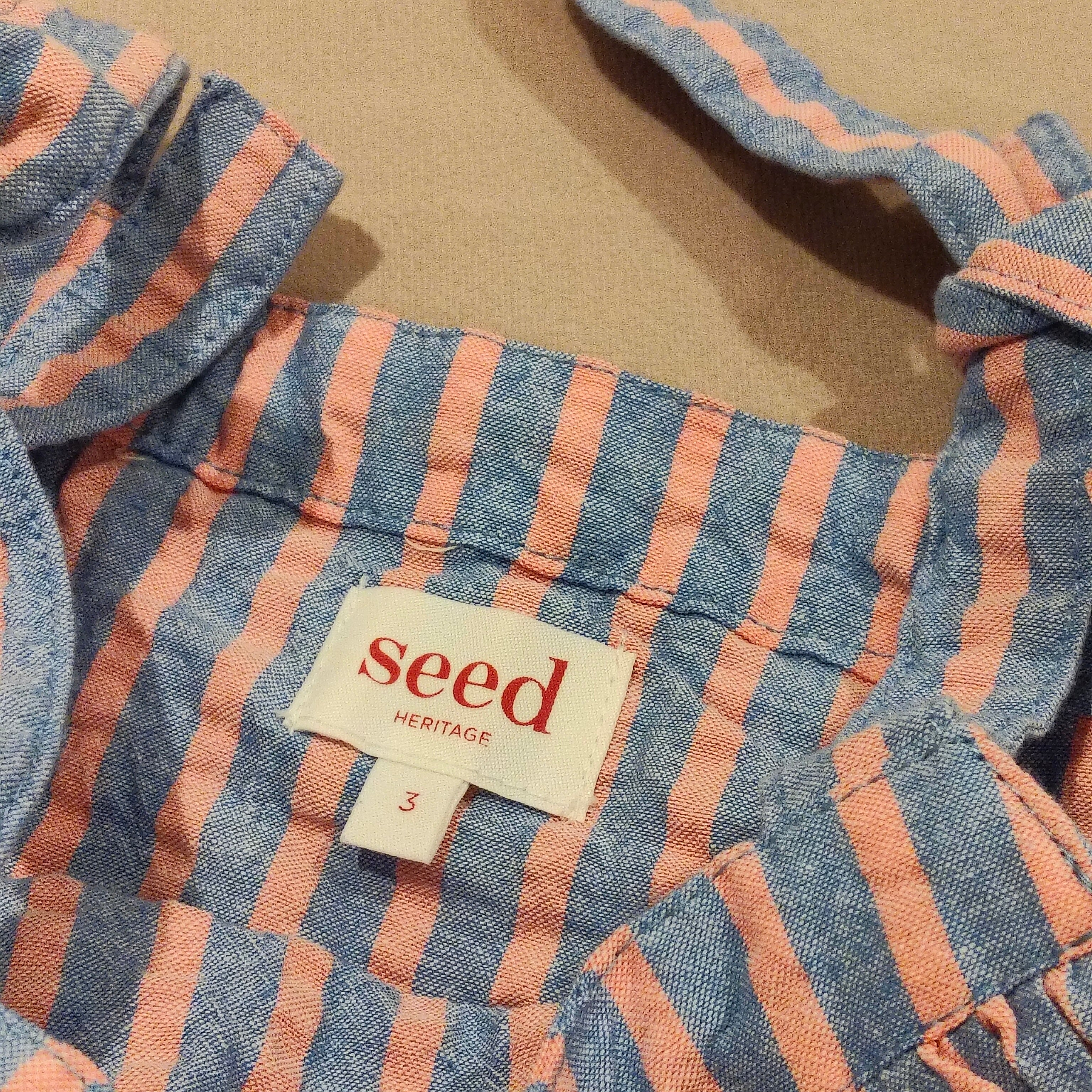 SEED top size 3 girls stripes