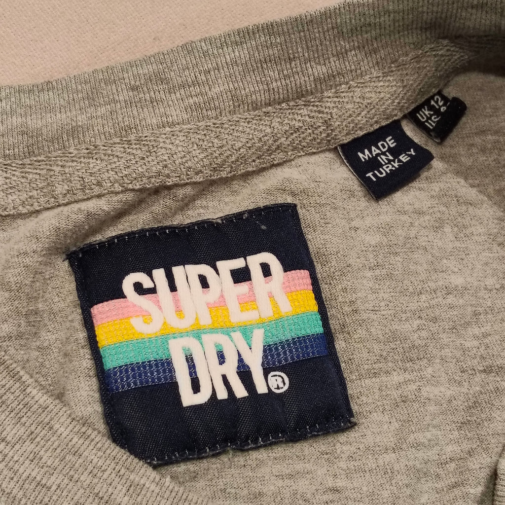 SUPERDRY tank top size 12 Women grey