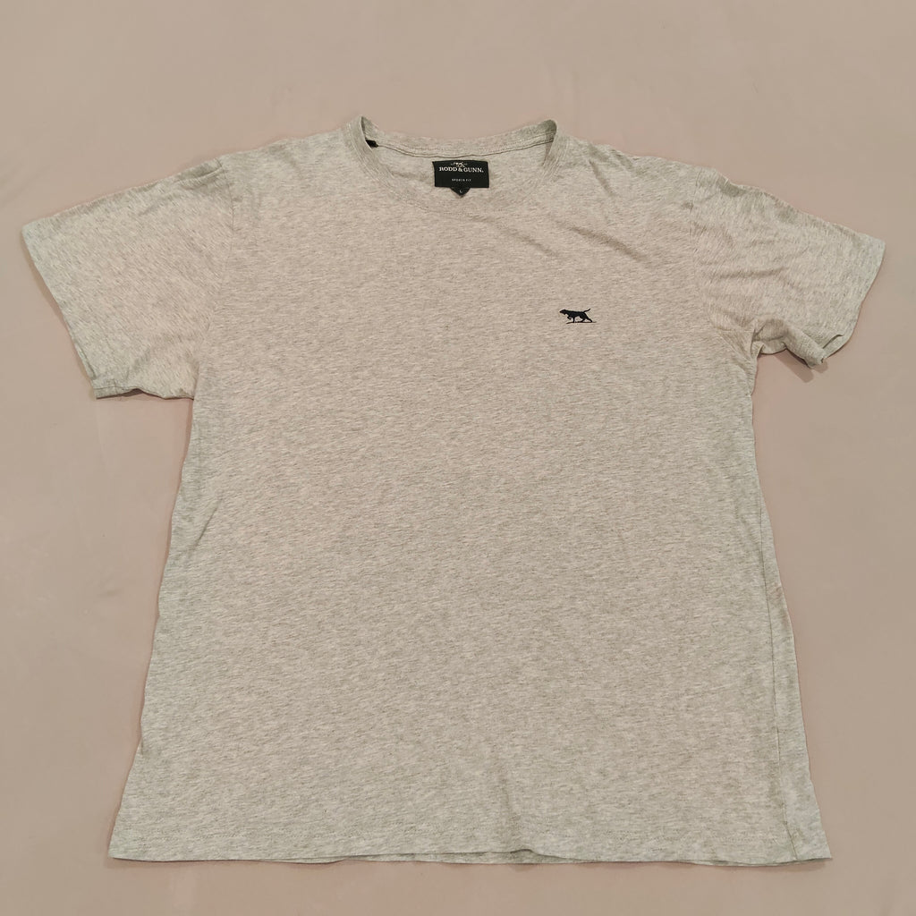 RODD & GUNN tee size L Men short sleeve grey