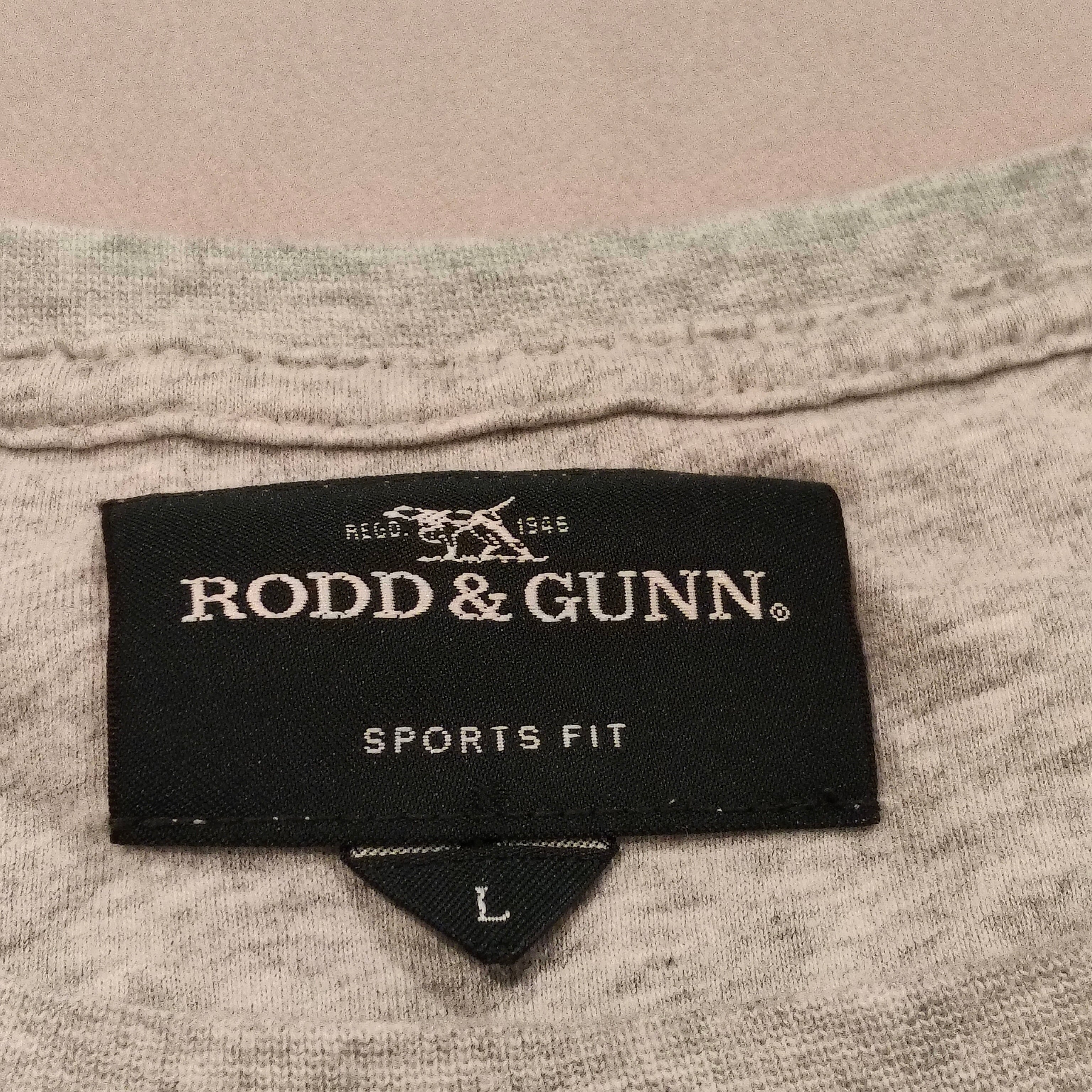 RODD & GUNN tee size L Men short sleeve grey