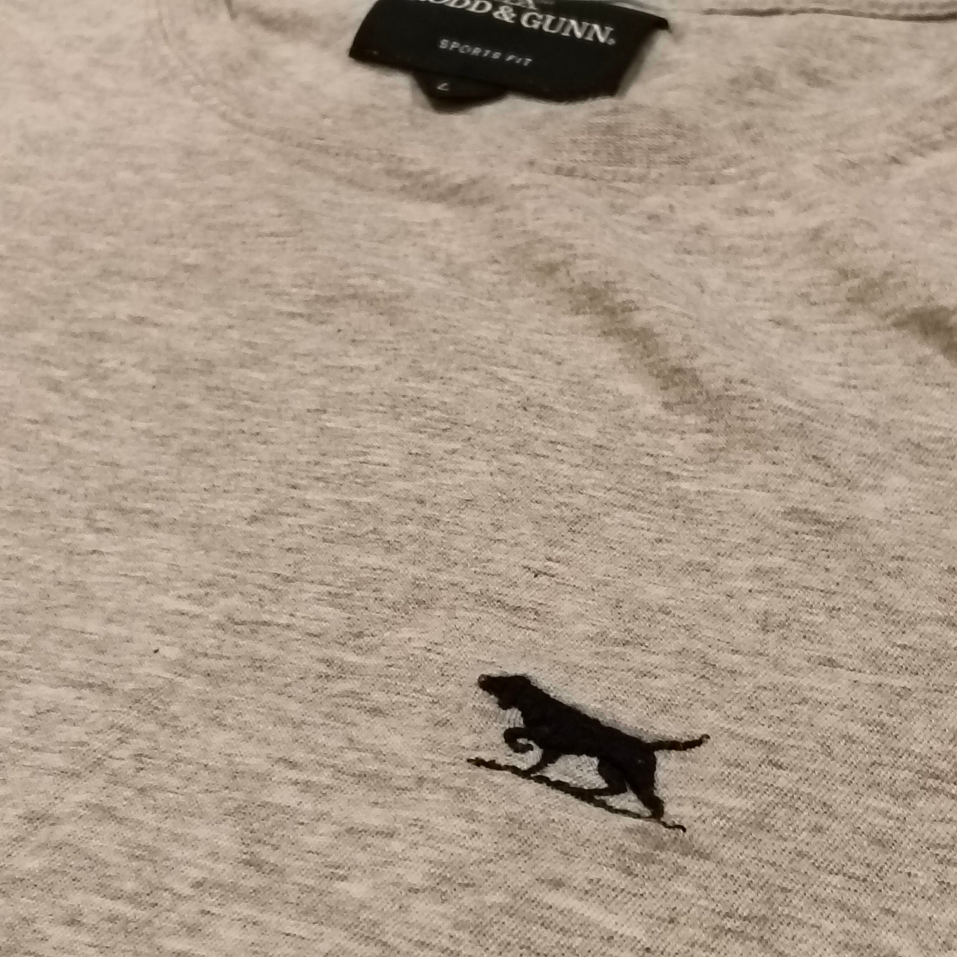 RODD & GUNN tee size L Men short sleeve grey