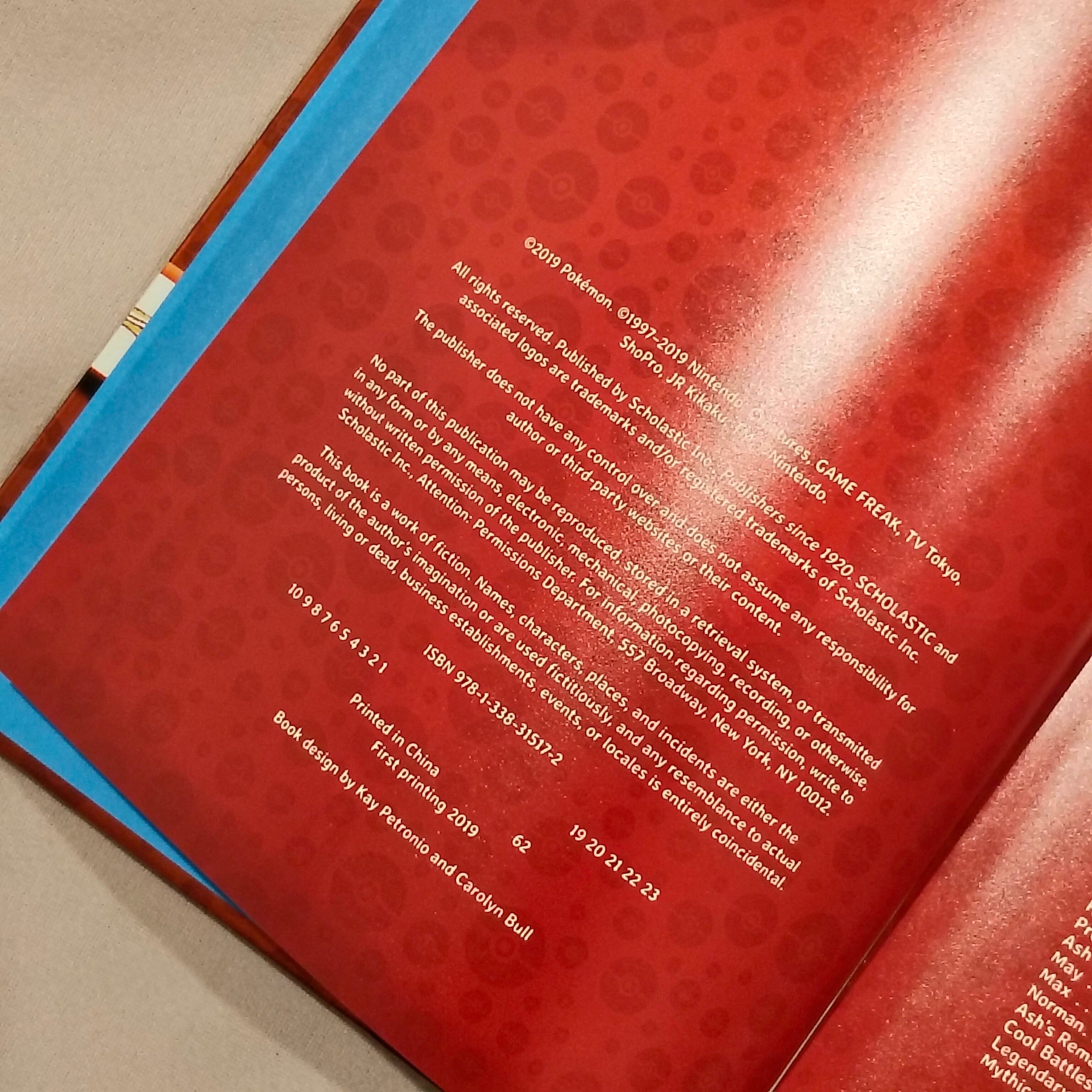POKEMON Ash's Quest - Hardcover Book