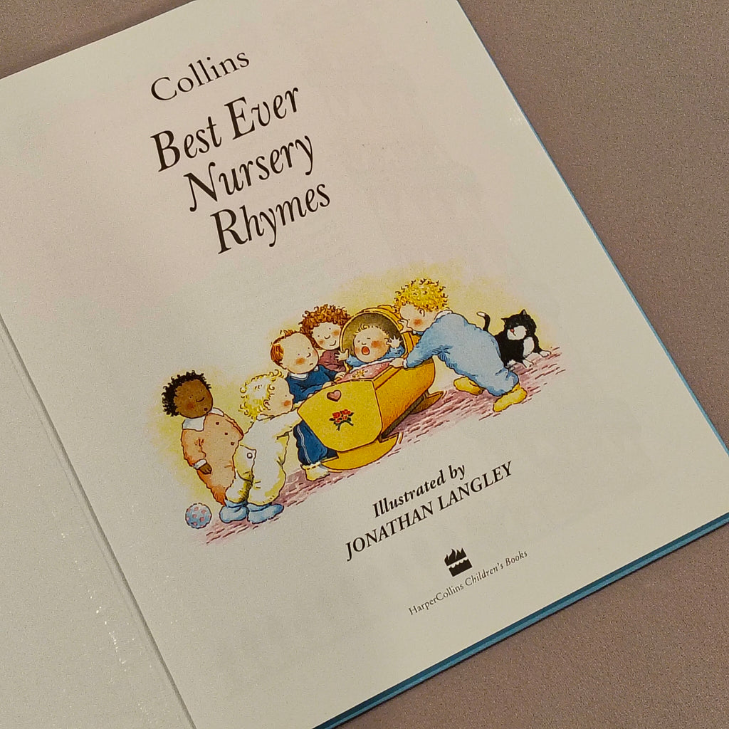 BEST EVER NURSERY RHYMES - Hardcover Book