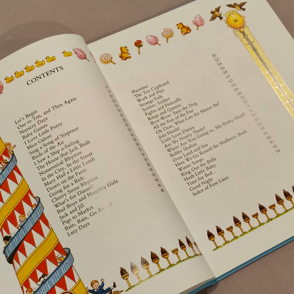 BEST EVER NURSERY RHYMES - Hardcover Book