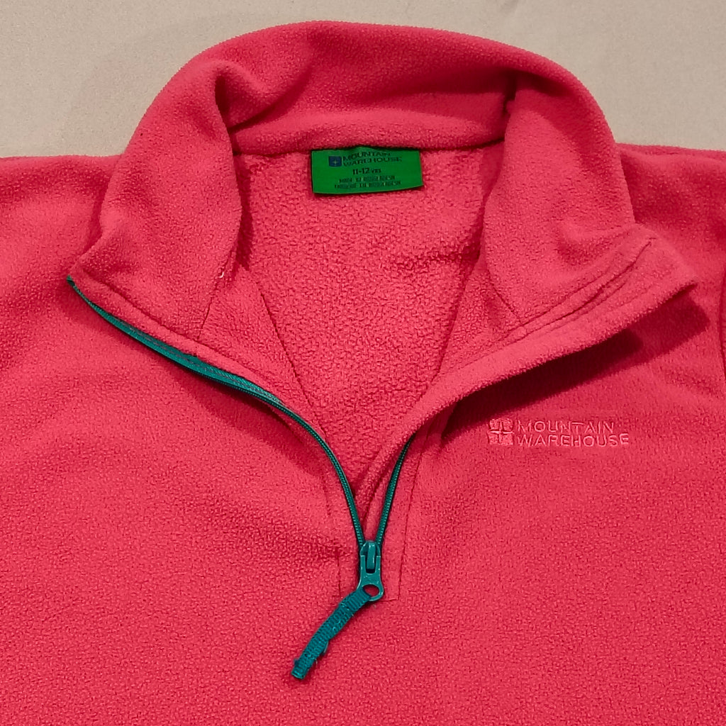 MOUNTAIN WAREHOUSE fleece jumper size 11-12y girls pink