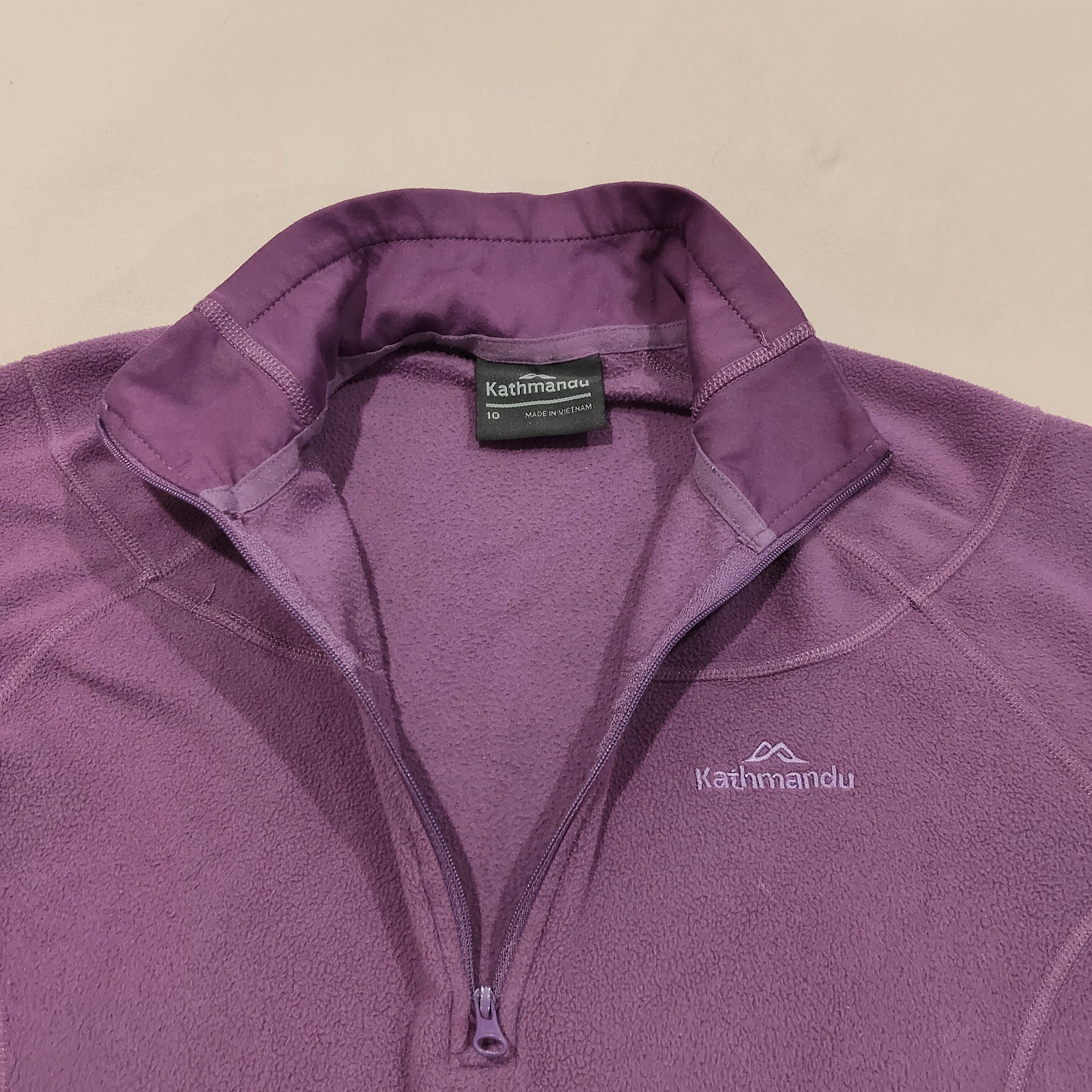 KATHMANDU fleece jumper size 10 Womens Purple