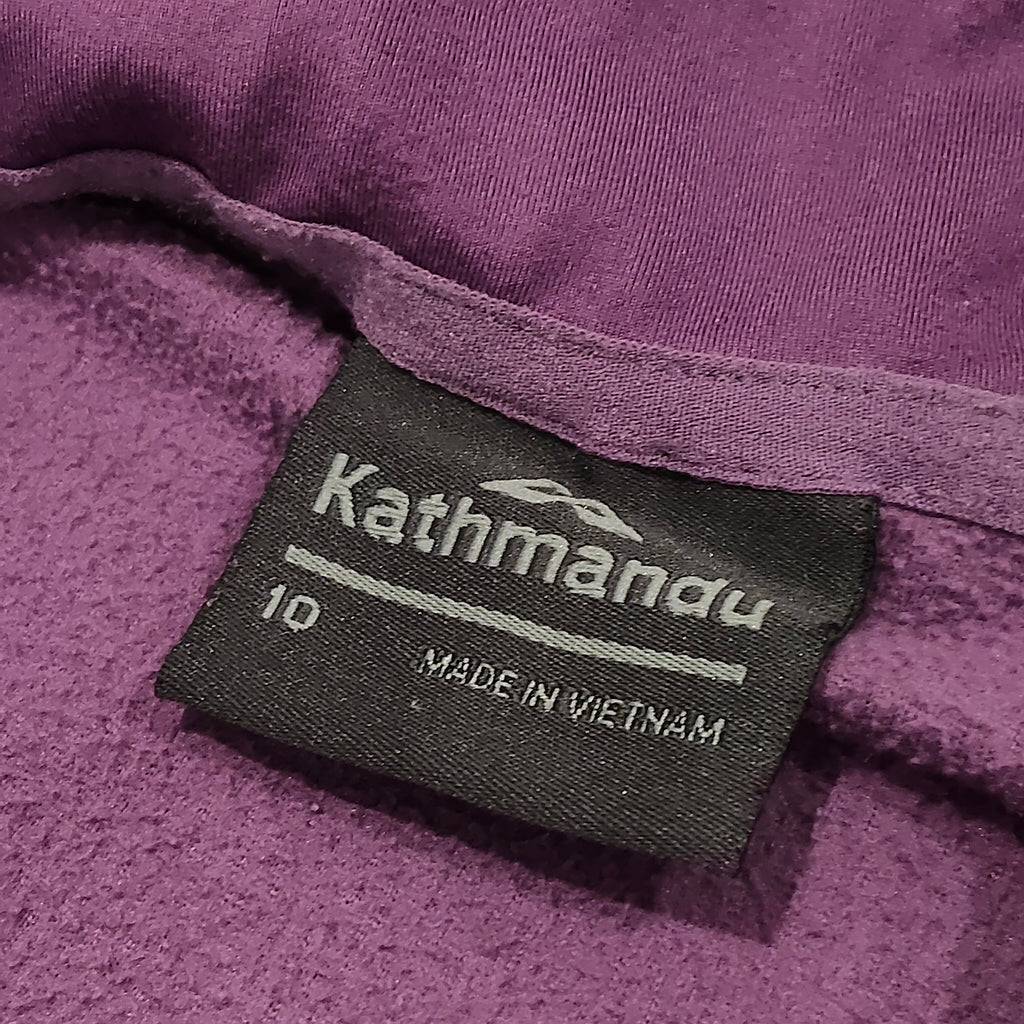 KATHMANDU fleece jumper size 10 Womens Purple