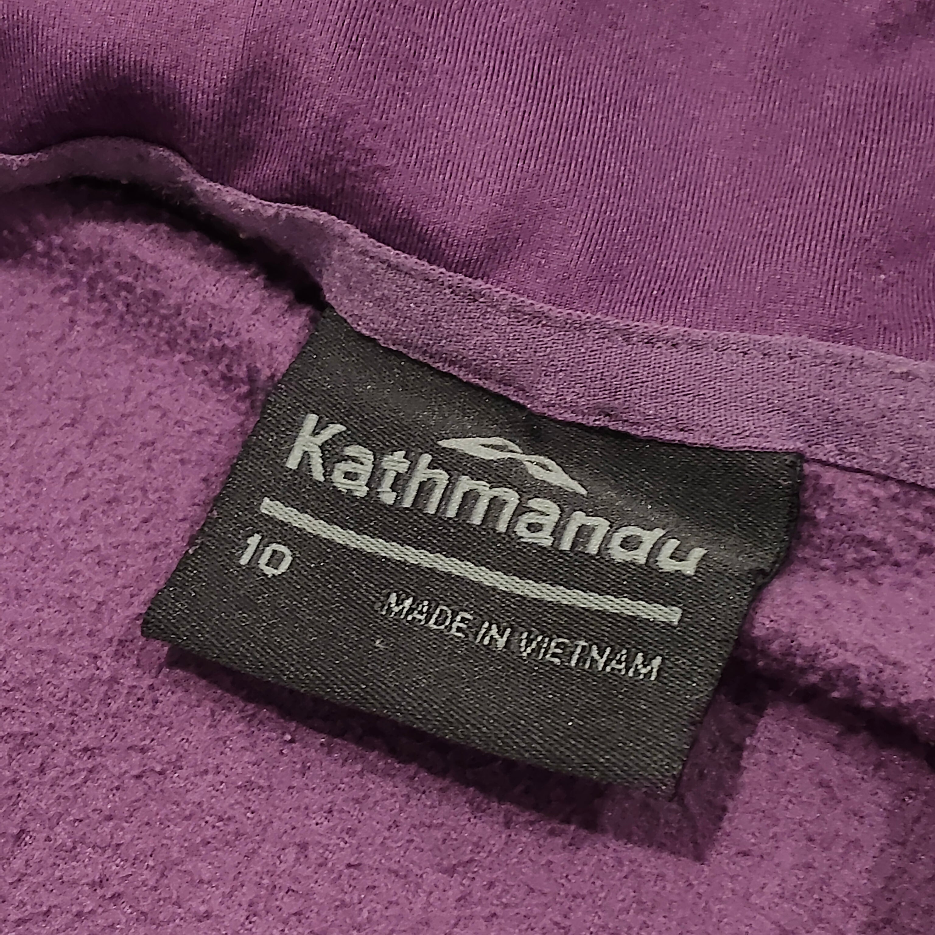 KATHMANDU fleece jumper size 10 Womens Purple