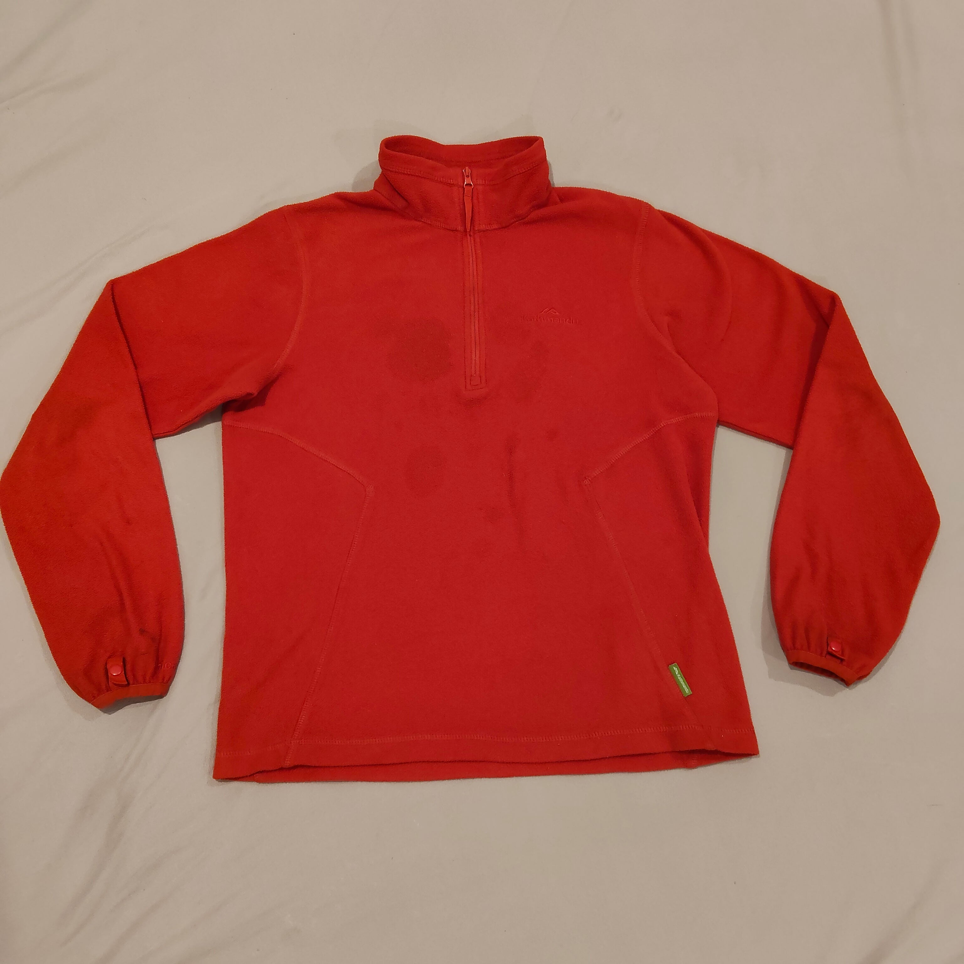 KATHMANDU fleece jumper size 12y unisex kids red