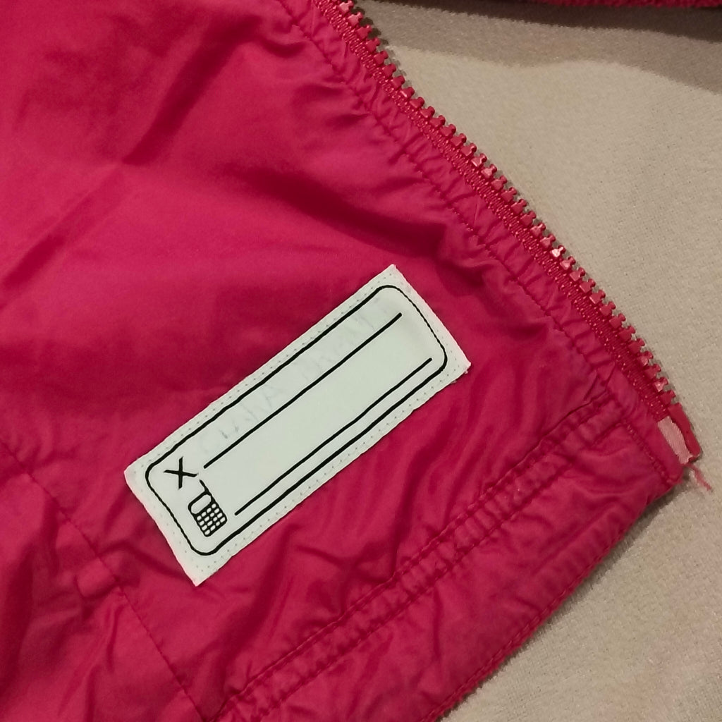 COLUMBIA fleece jumper size 7-8 girls pink zip up