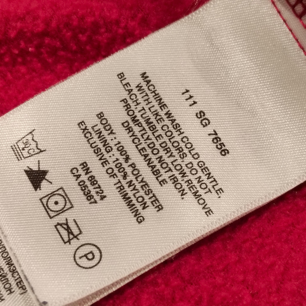 COLUMBIA fleece jumper size 7-8 girls pink zip up