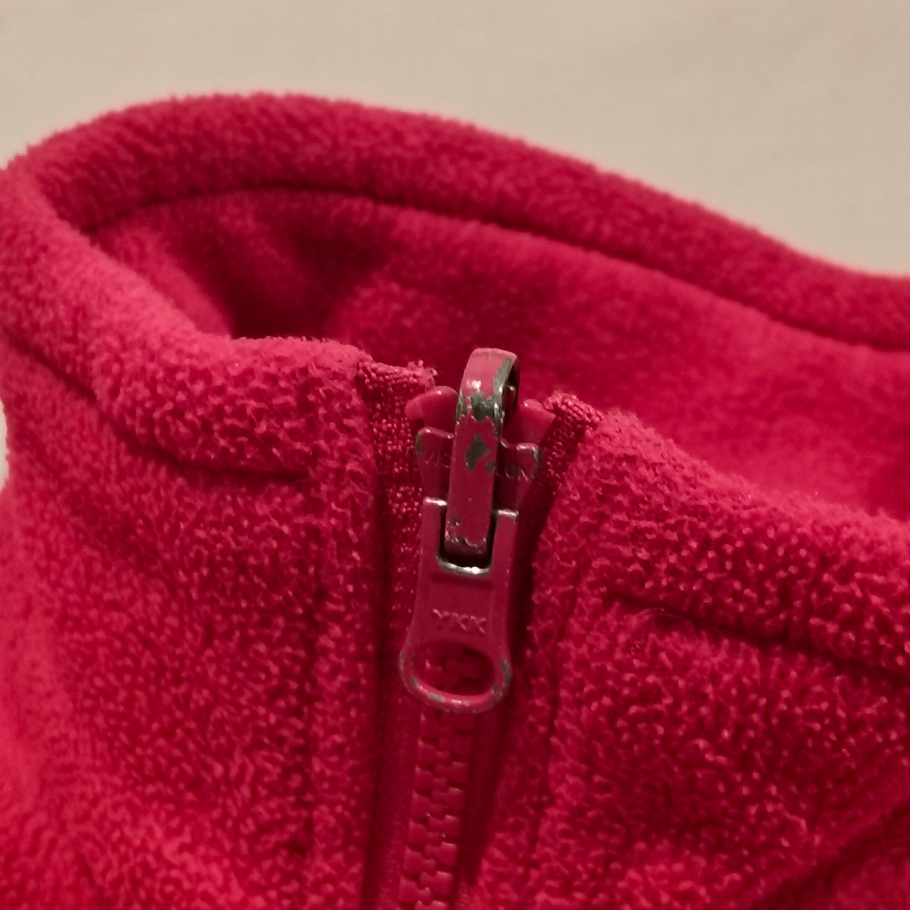COLUMBIA fleece jumper size 7-8 girls pink zip up