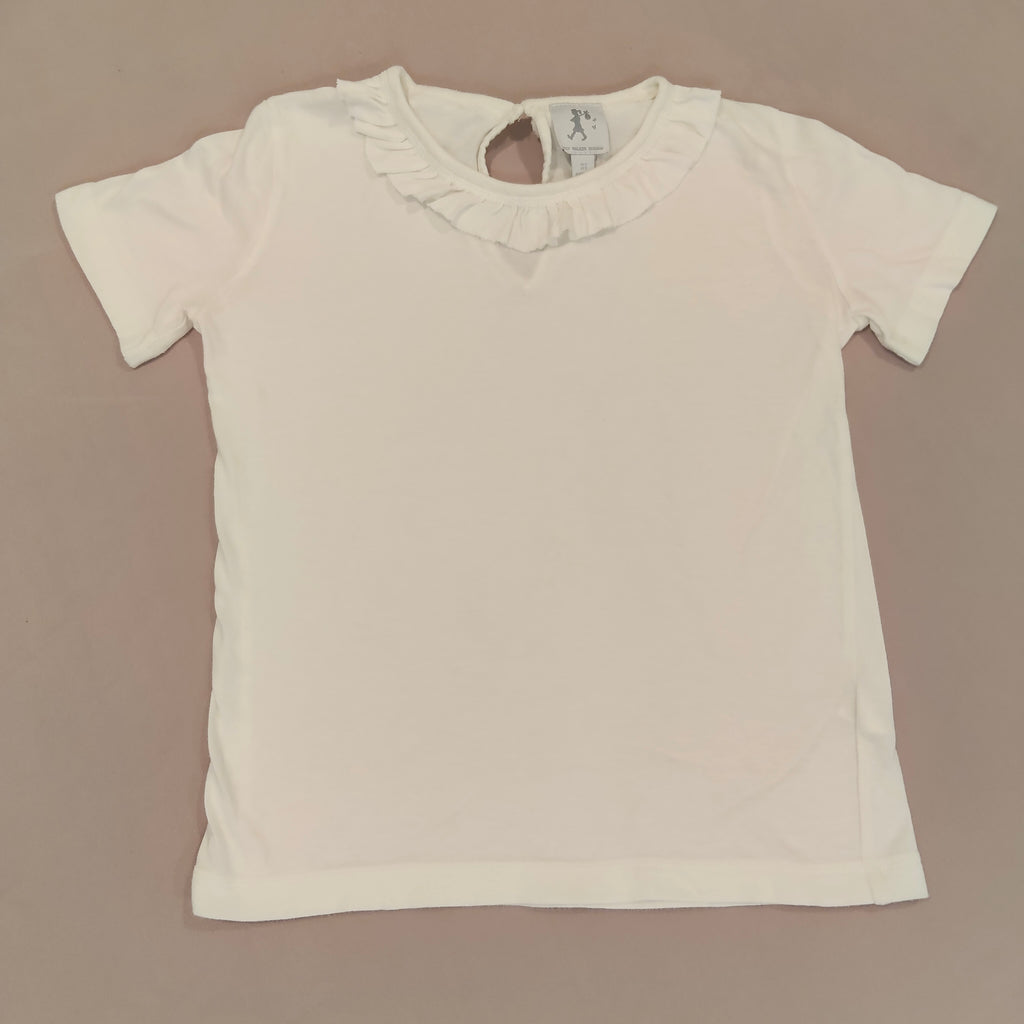 KAREN WALKER top size 8 Womens white short sleeve