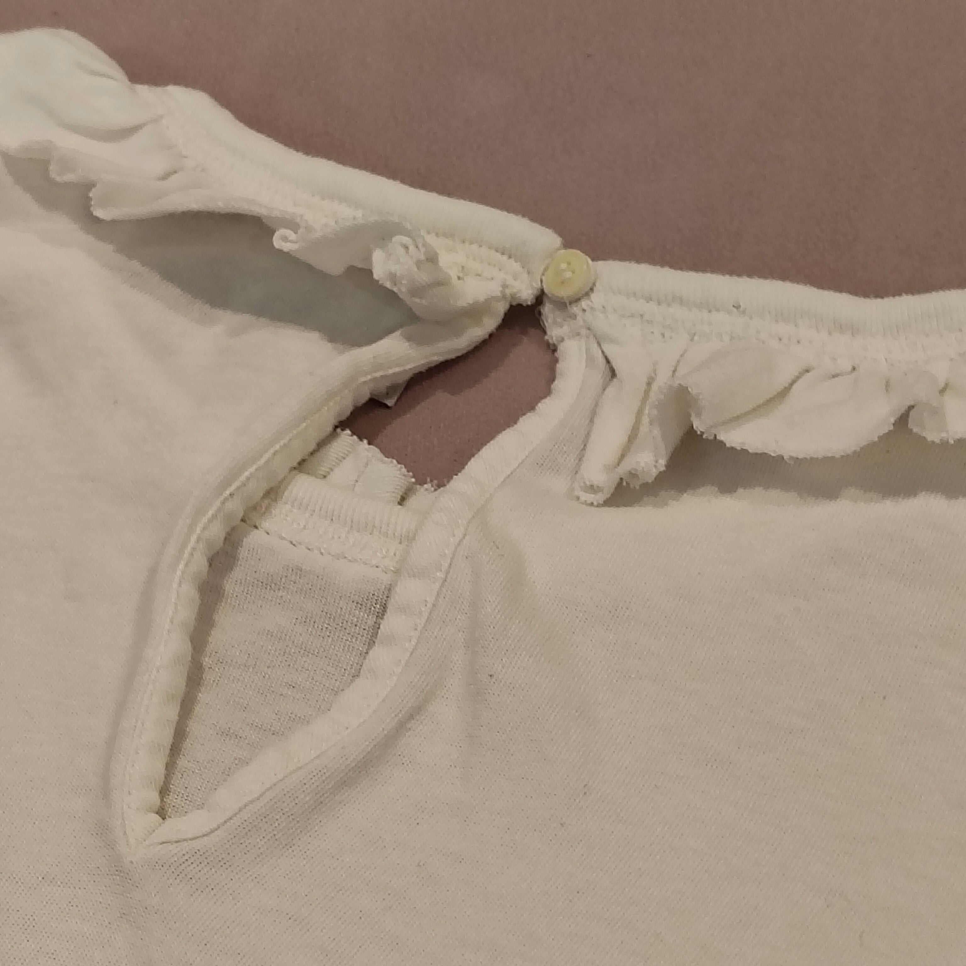 KAREN WALKER top size 8 Womens white short sleeve