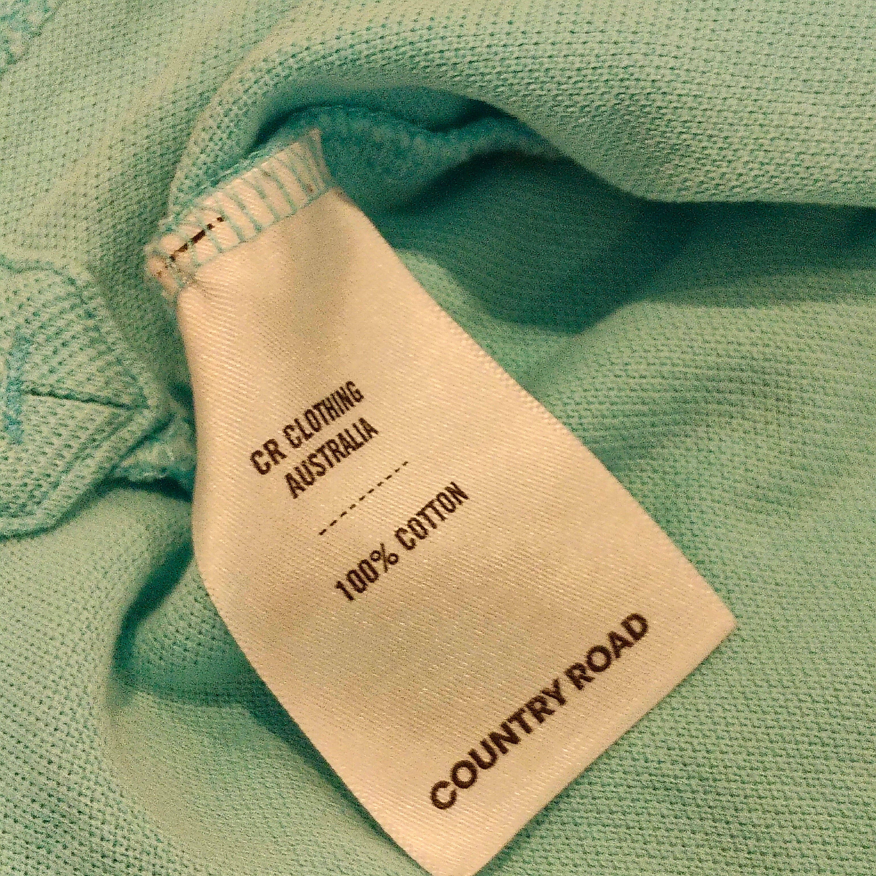 COUNTRY ROAD polo shirt size M Mens light blue