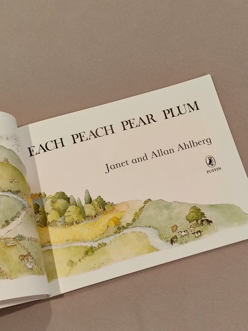 'Each Peach Pear Plum' by Janet and Allan Ahlberg BOOK Paperback