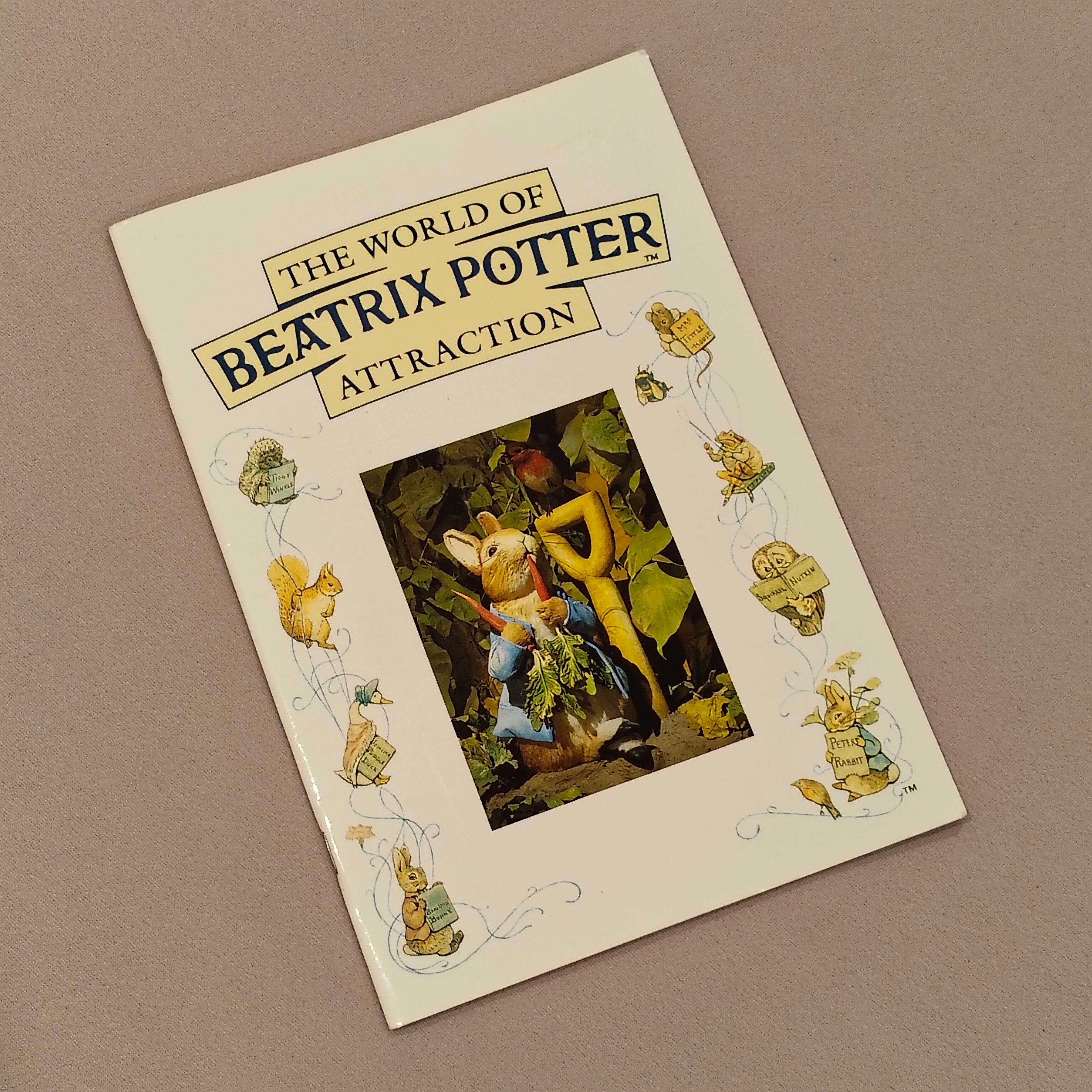 Vintage The World of Beatrix Potter Attractions Brochure 1993