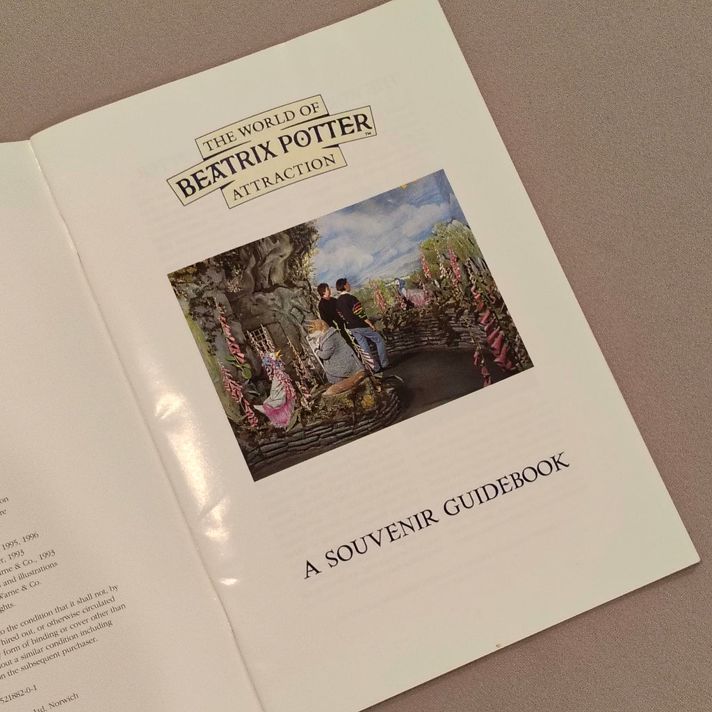 Vintage The World of Beatrix Potter Attractions Brochure 1993