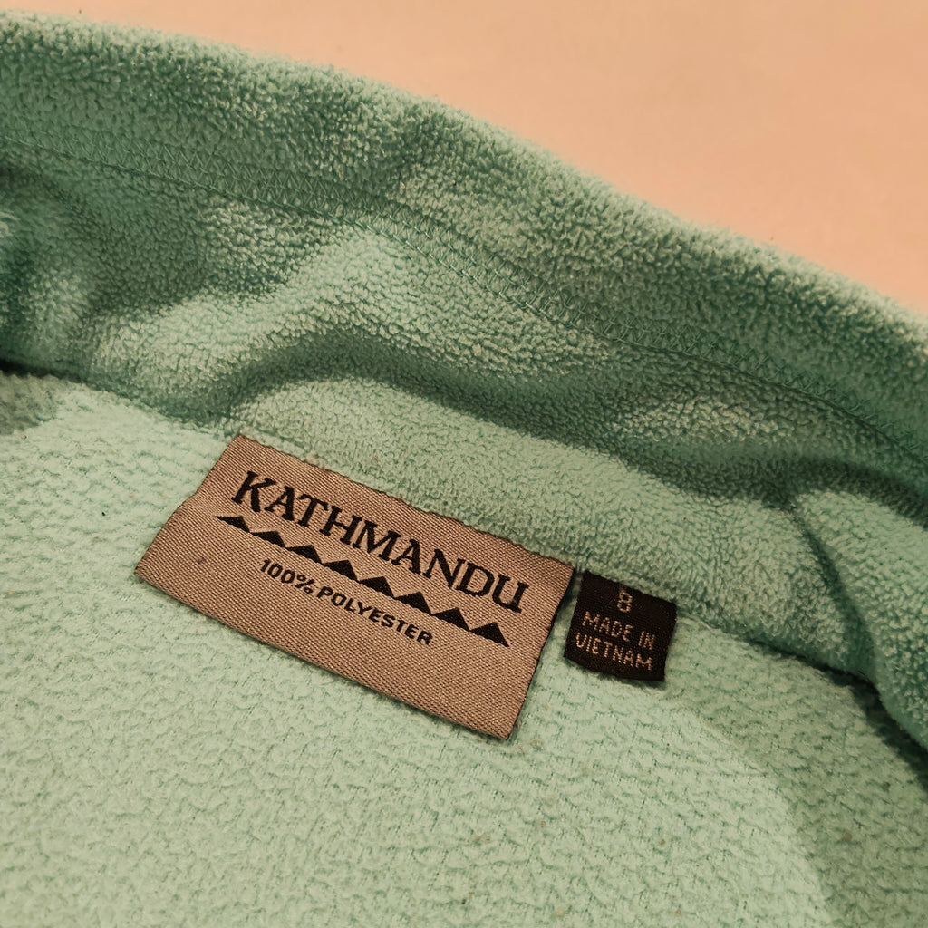 KATHMANDU fleece jumper size 8 Womens light blue