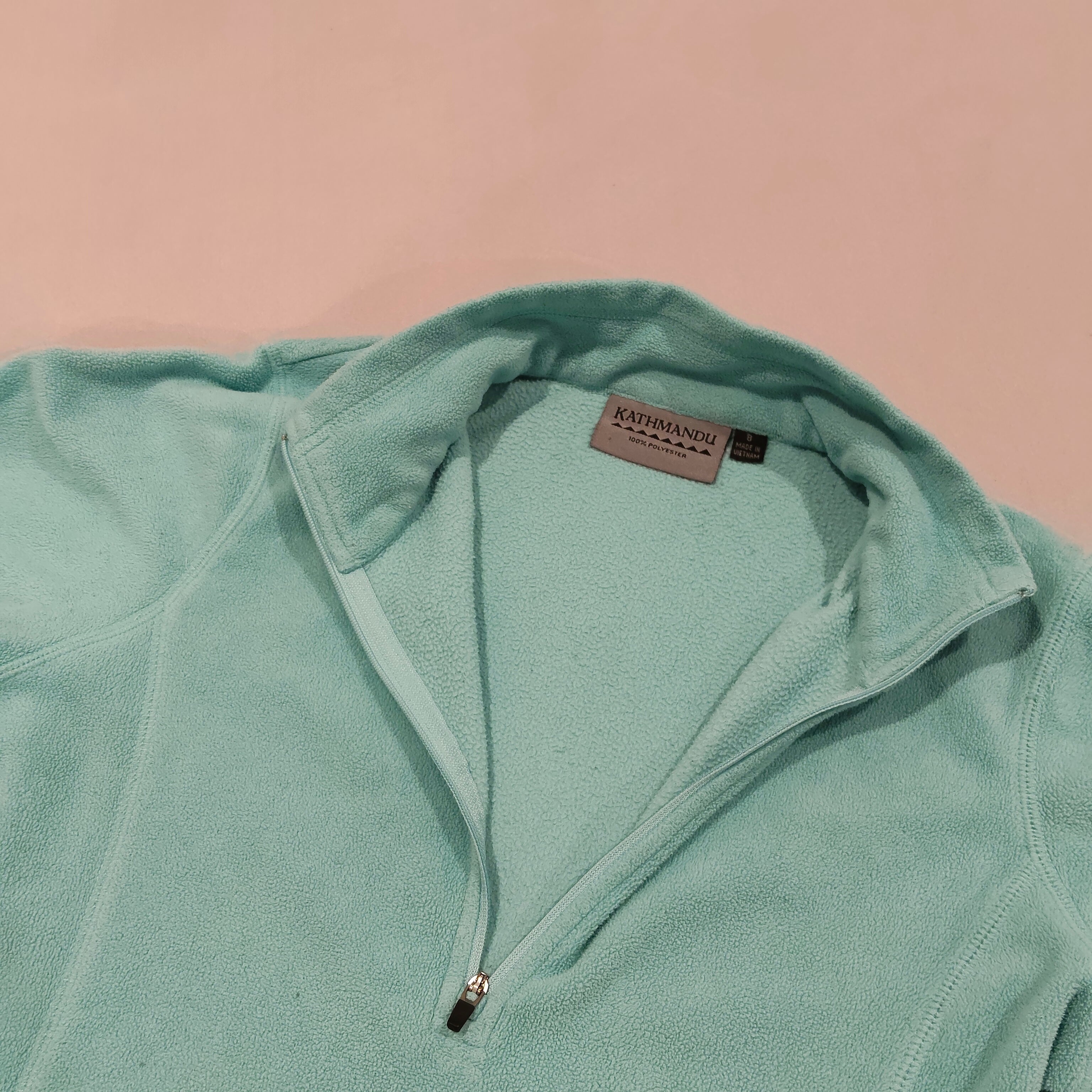 KATHMANDU fleece jumper size 8 Womens light blue