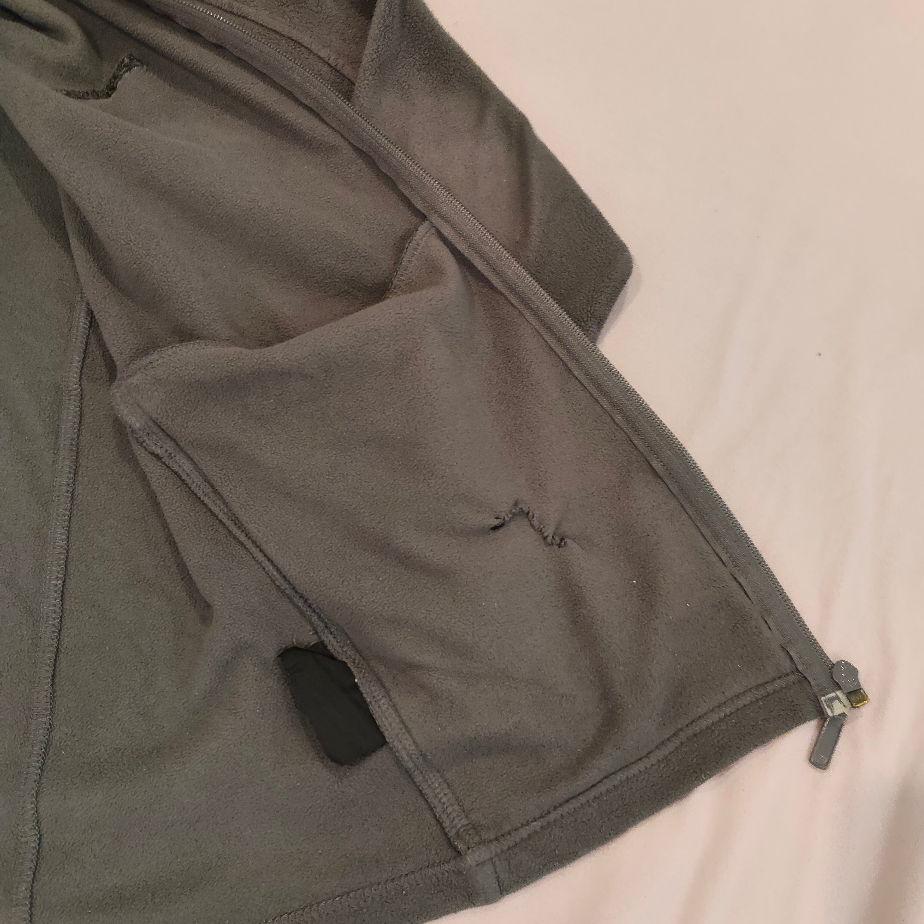 KATHMANDU zip up fleece jumper size S Mens grey