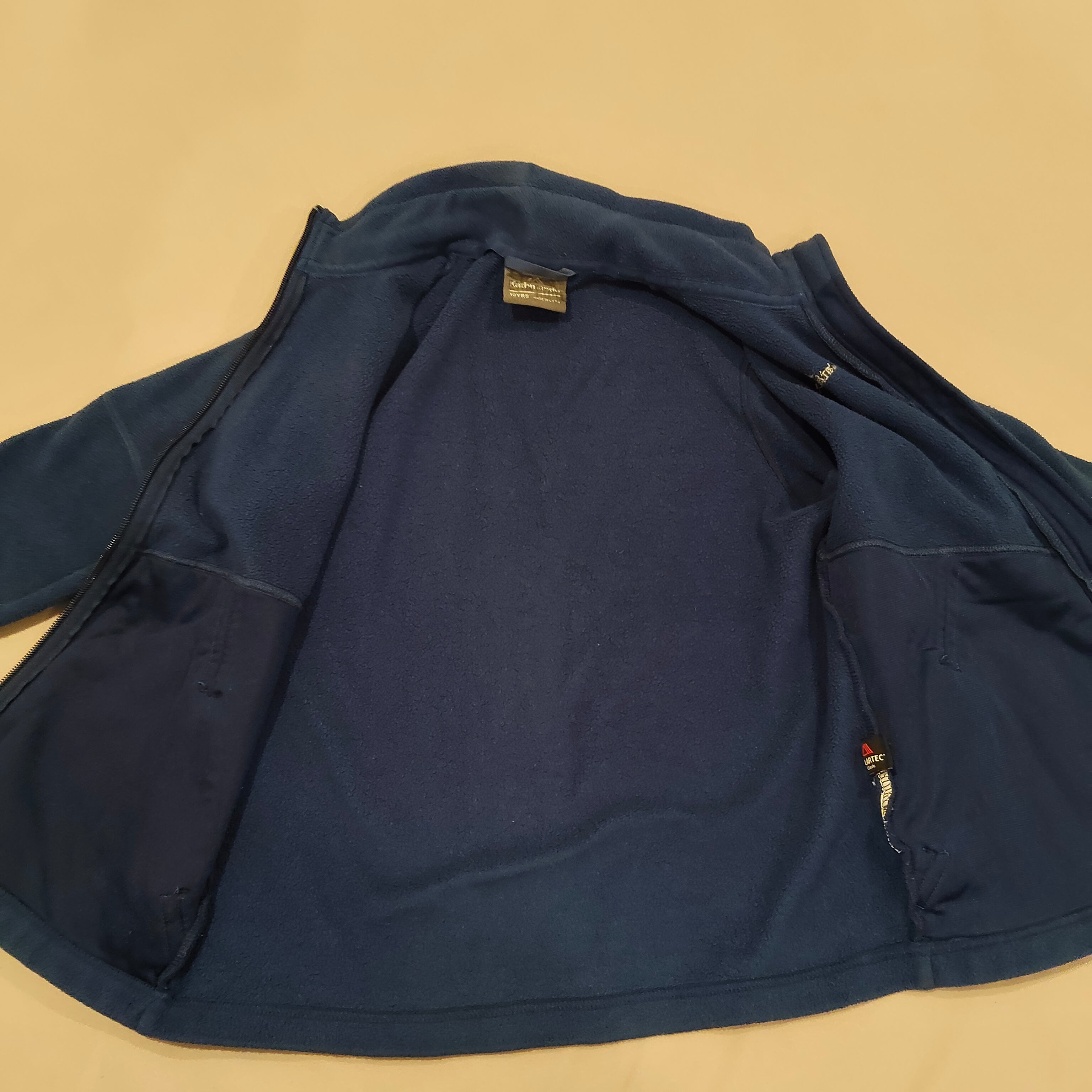 KATHMANDU zip up fleece jumper size 10 yrs boys blue